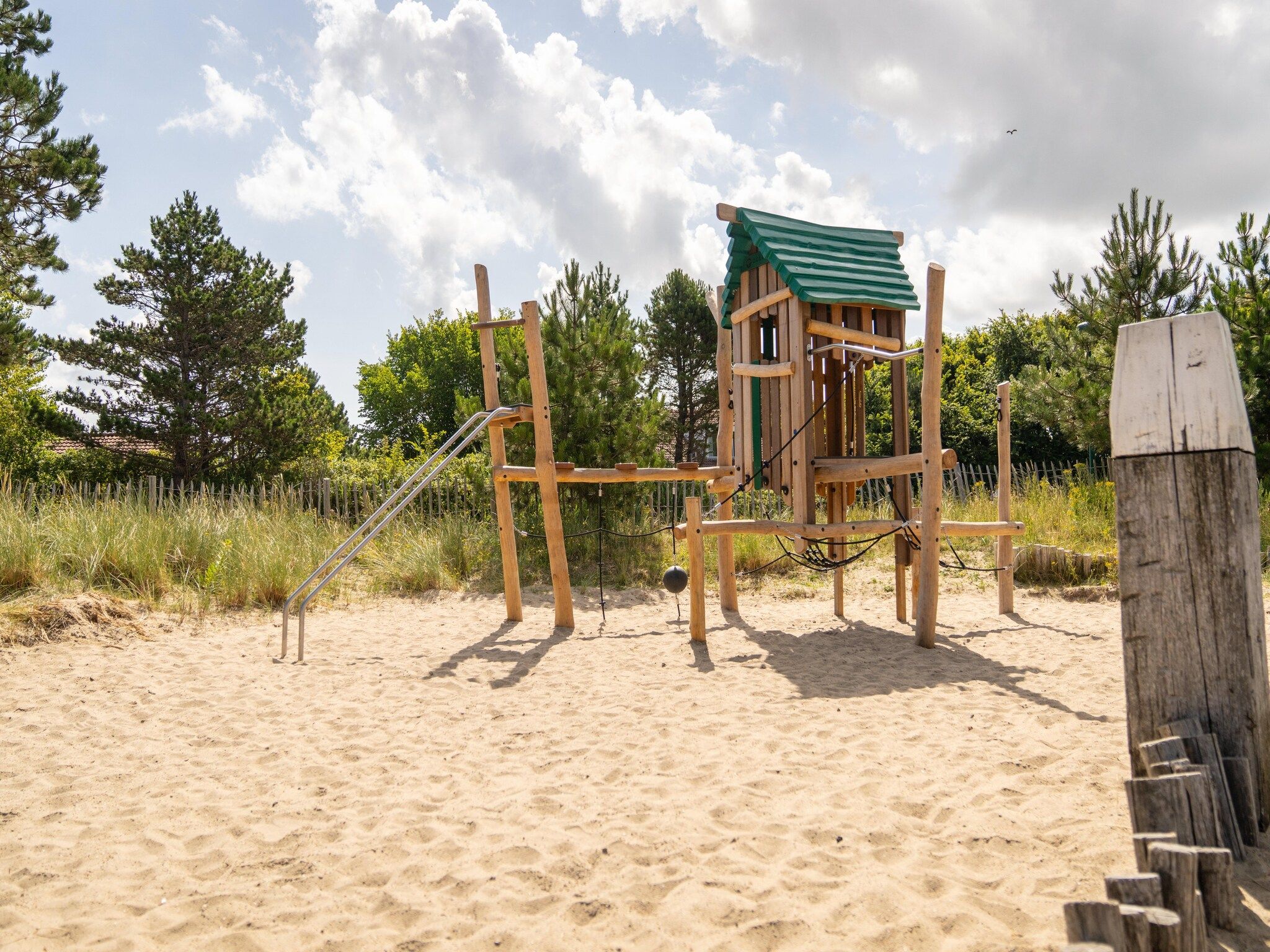 Parkfaciliteiten bij Vakantiepark Boomhiemke 8 in Hollum
