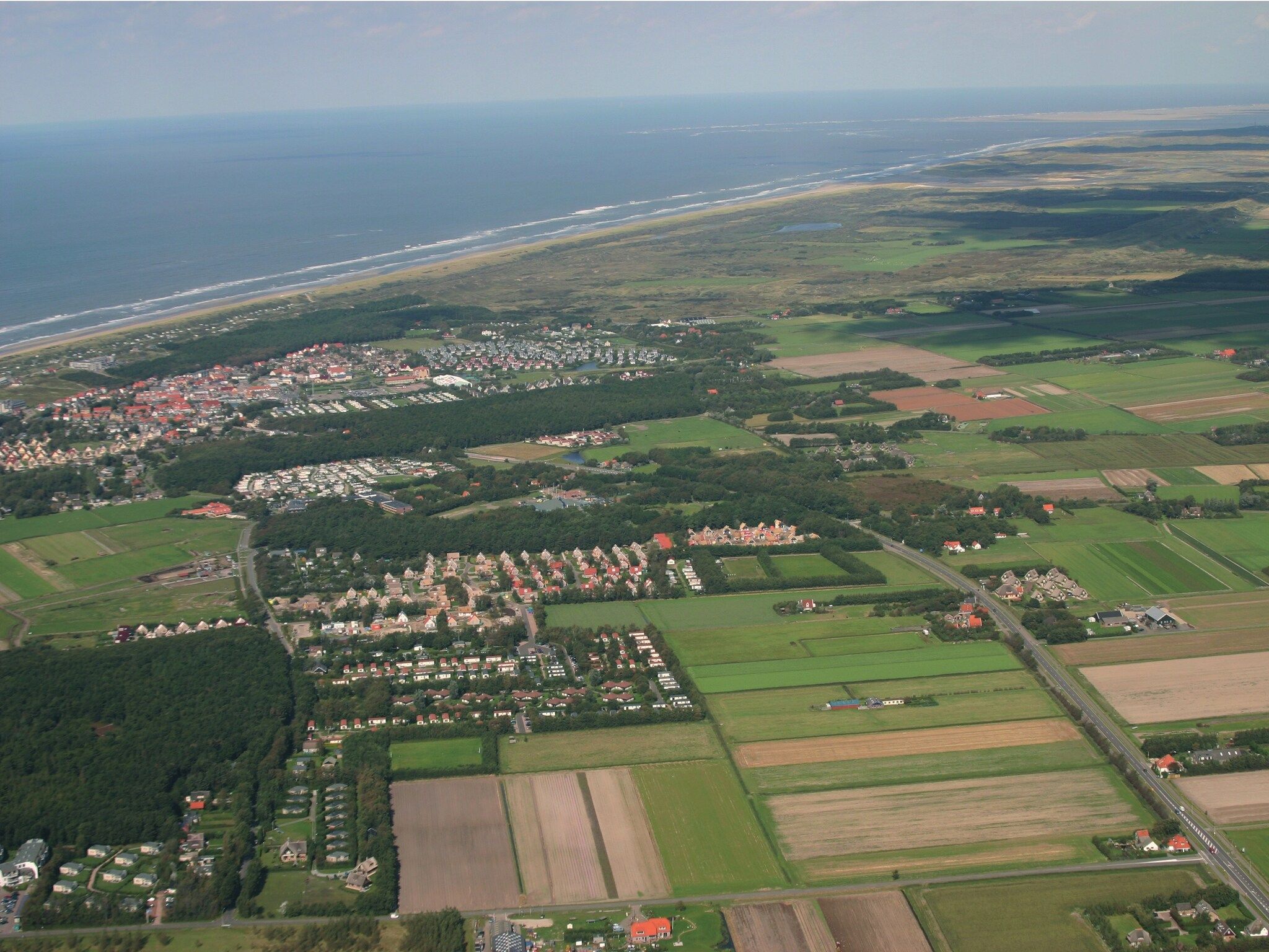 De buitenkant van Kustpark Texel 4 in De Koog