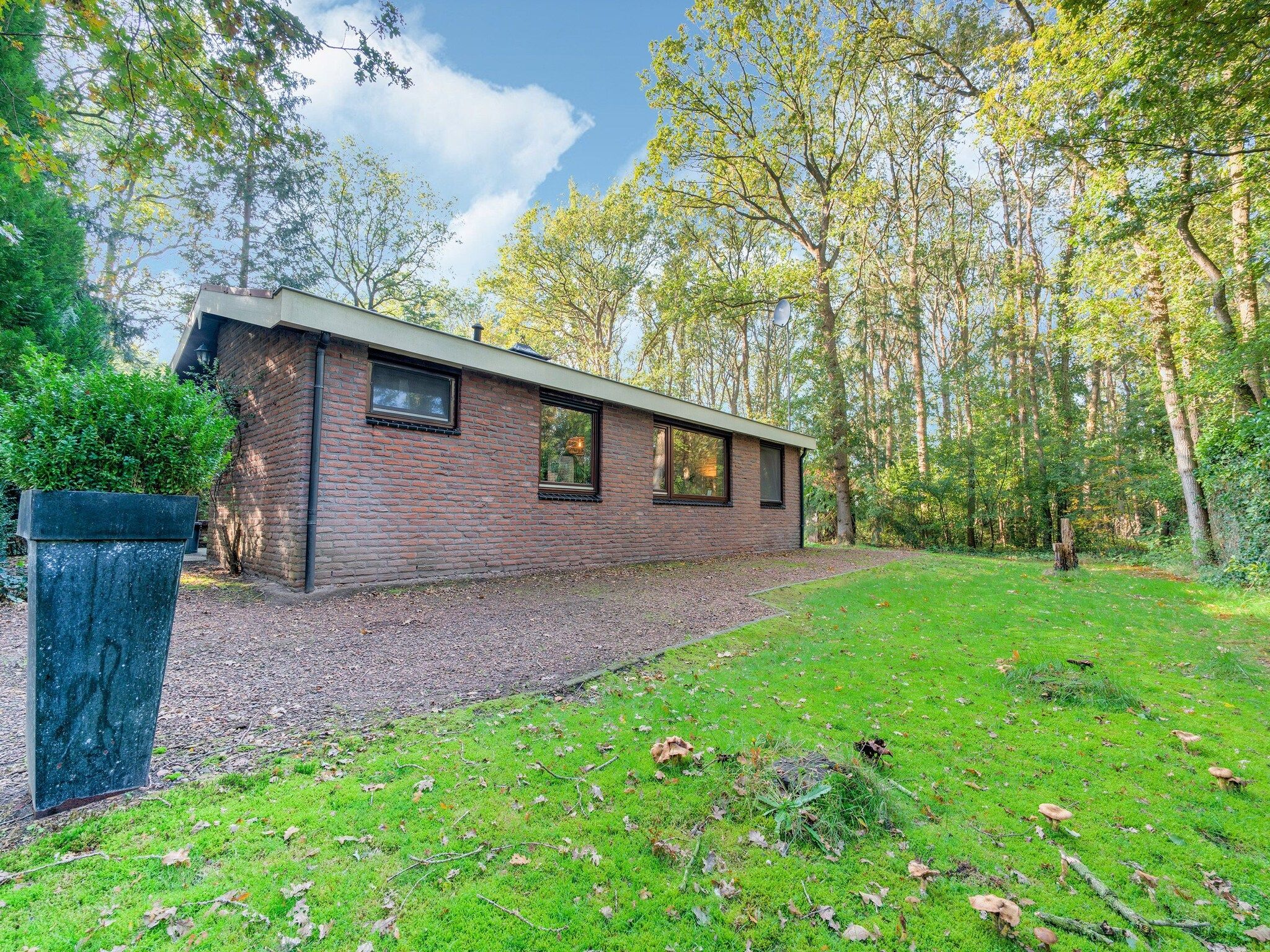 De buitenkant van The Forest Cottage in Zorgvlied