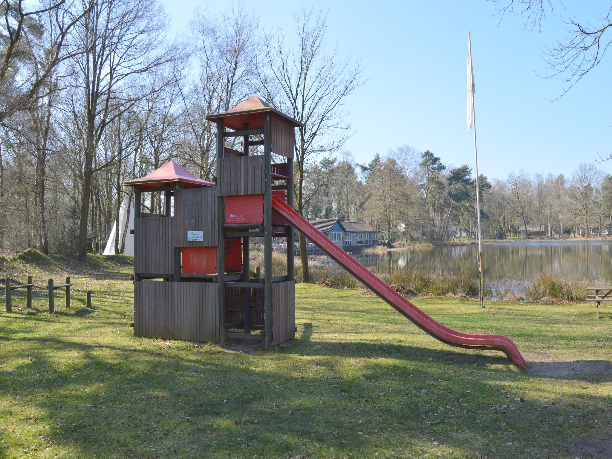 Parkfaciliteiten bij Bungalow 5 in Stramproy