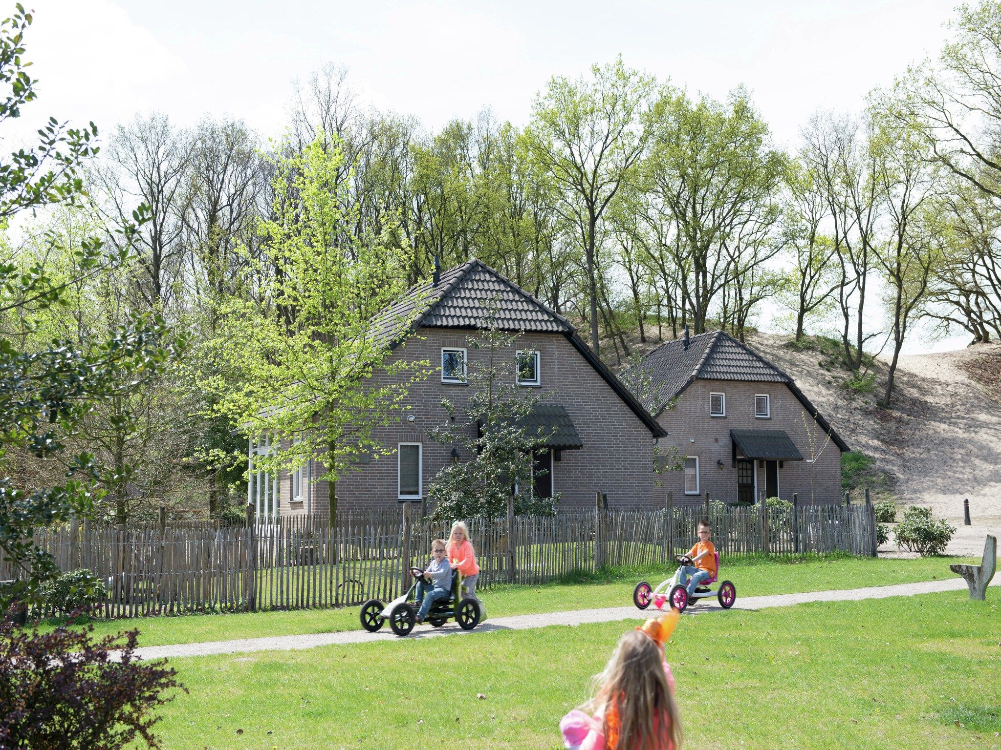 De buitenkant van Vakantiepark Sandberghe 1 in Uden