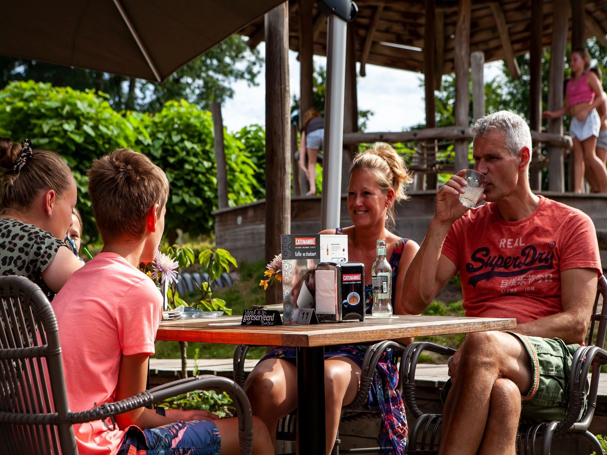 Parkfaciliteiten bij Vakantiepark Sandberghe 1 in Uden