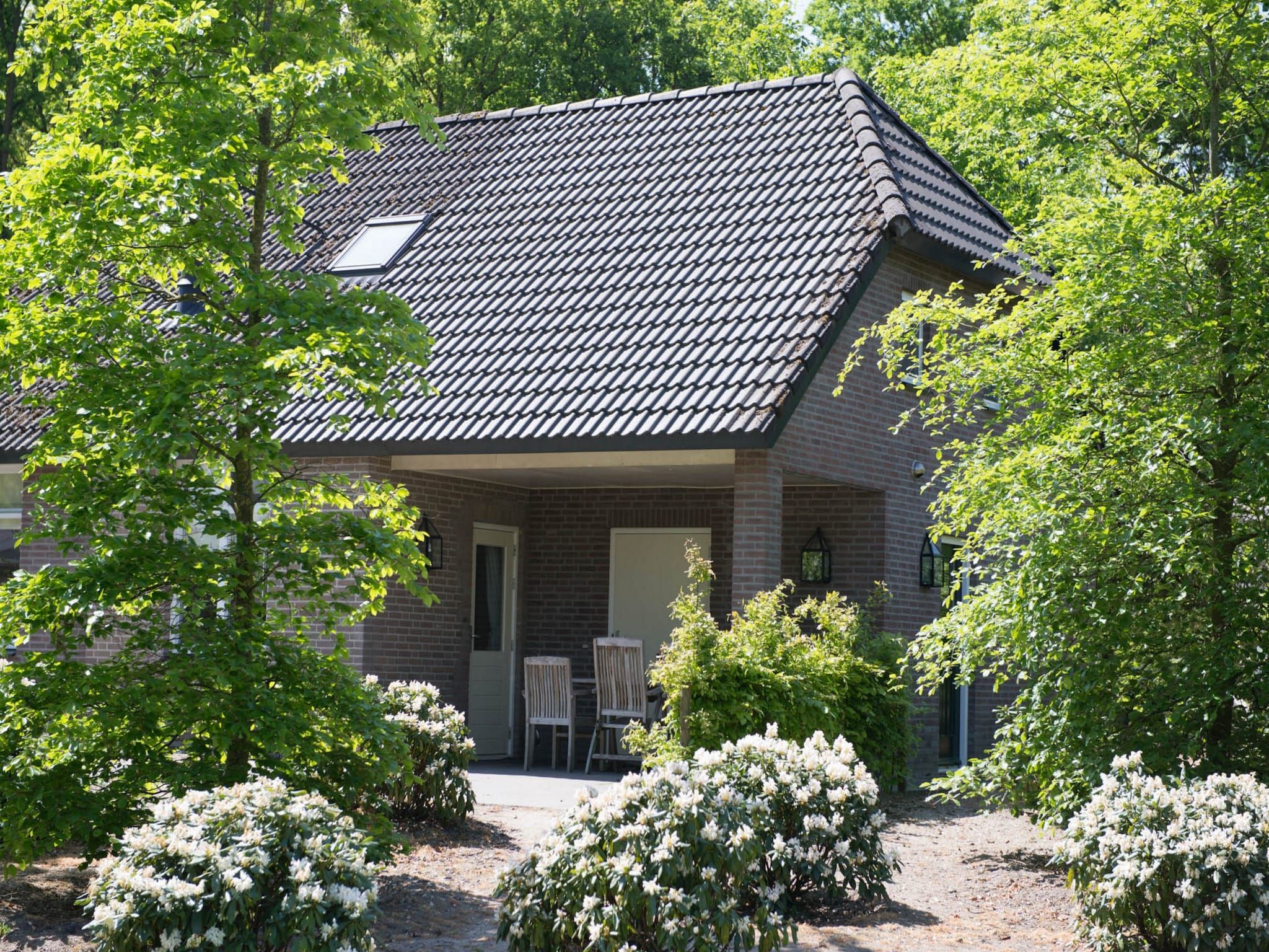 De buitenkant van Vakantiepark Sandberghe 2 in Uden