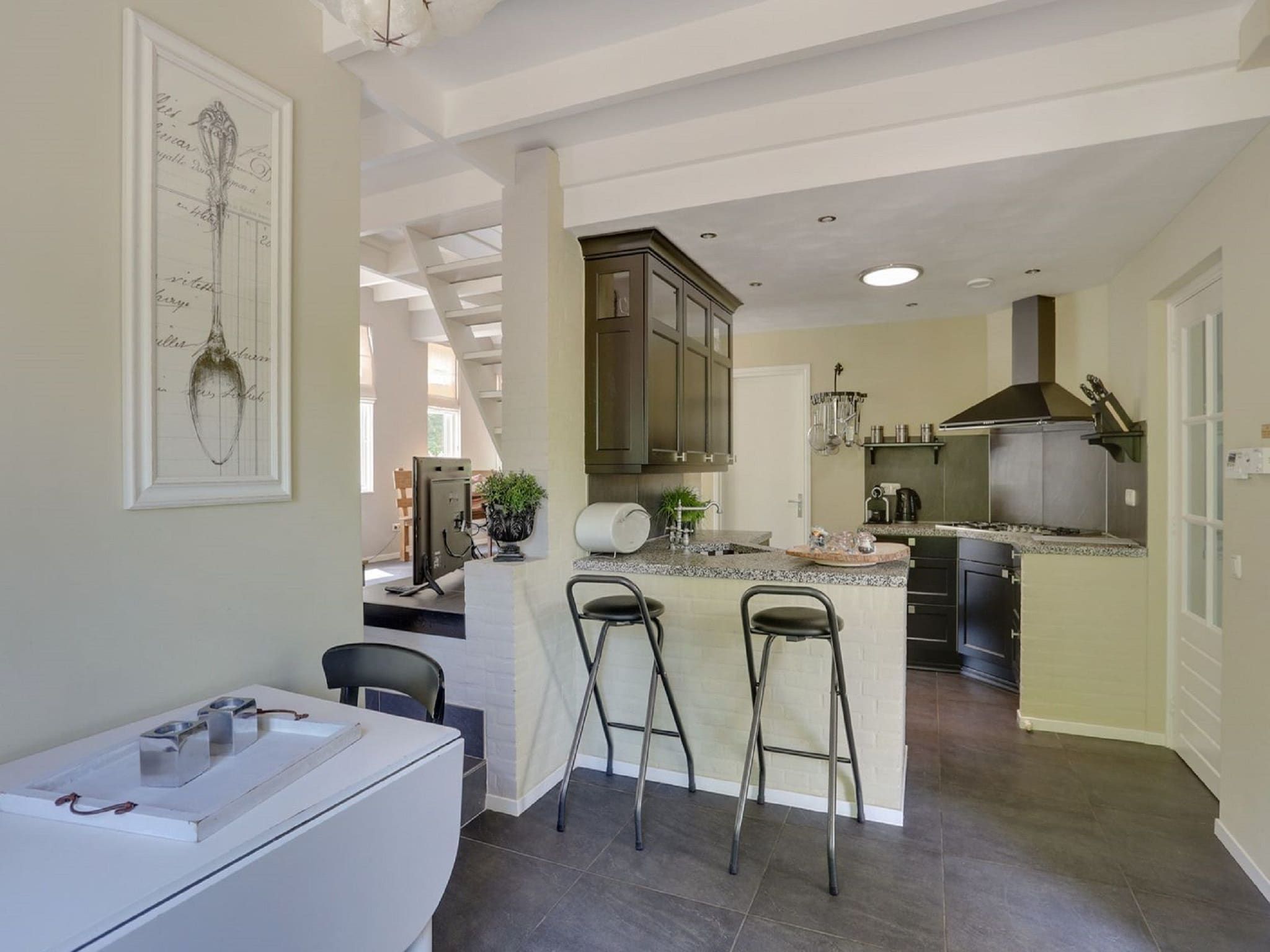 De keuken van Vakantiepark Sandberghe 2 in Uden