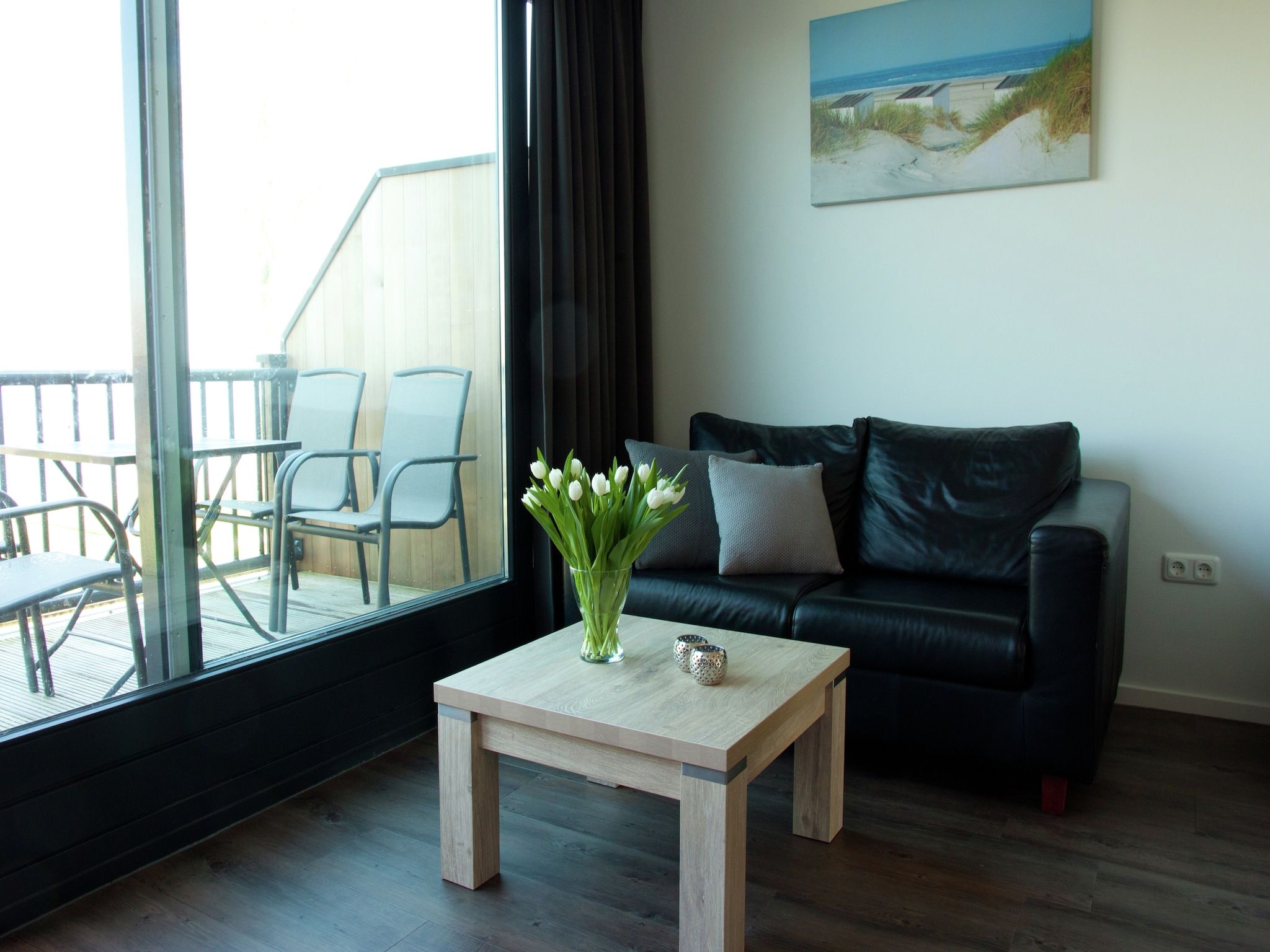 De woonkamer van Aan de Friese Meren in Langweer
