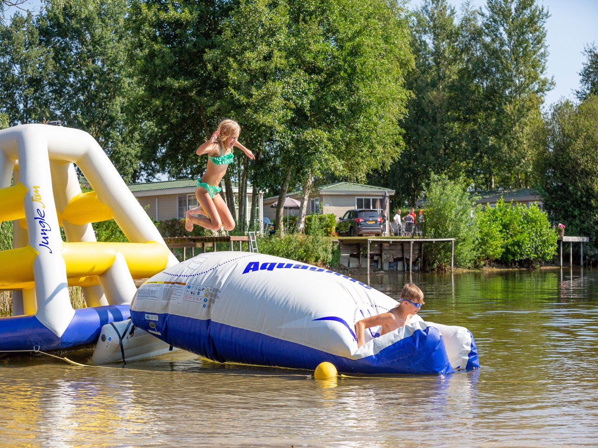 Parkfaciliteiten bij Recreatiepark Tolplas 15 in Hoge Hexel