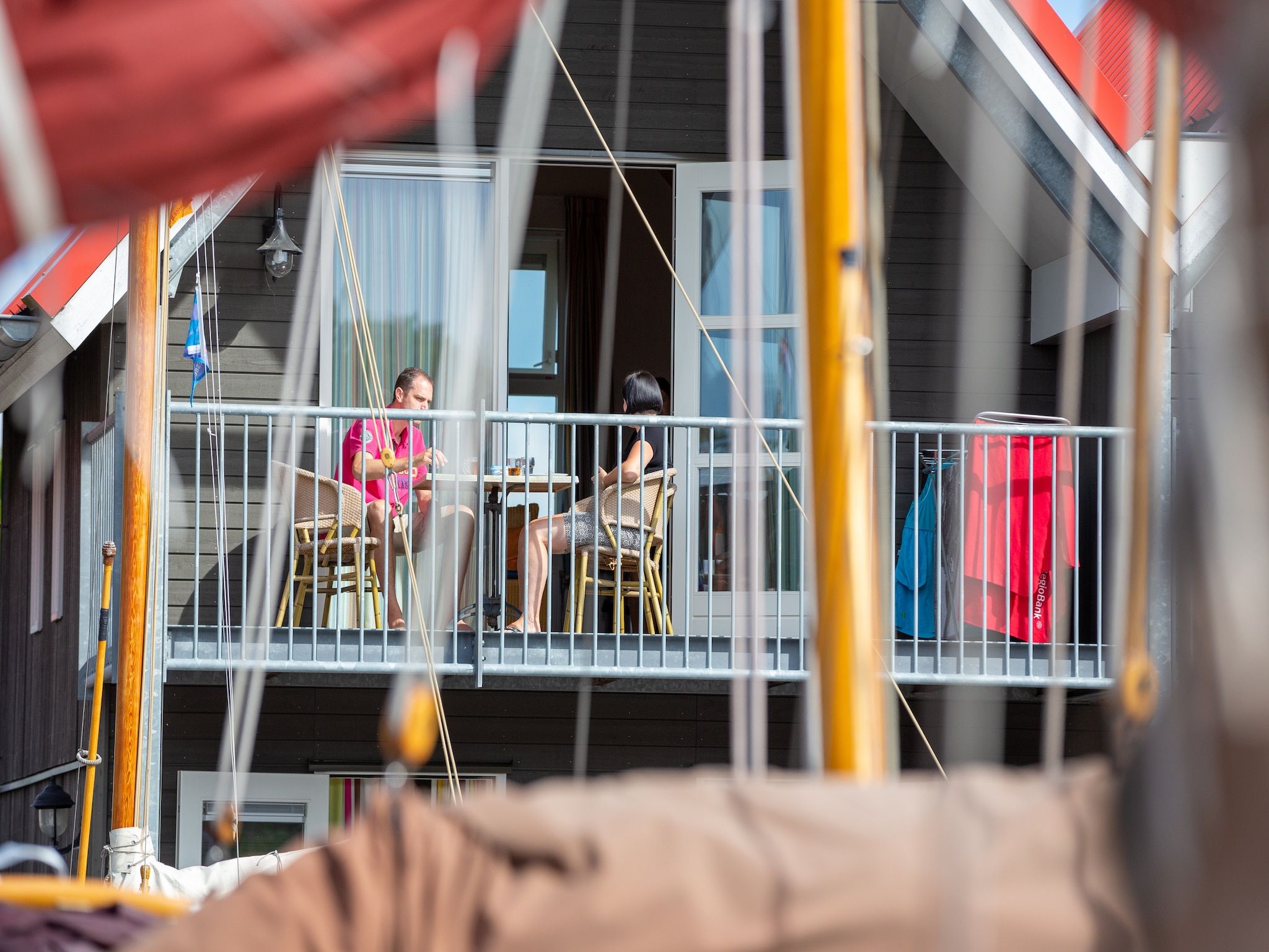 Parkfaciliteiten bij Havenresort Terherne 1 in Terherne