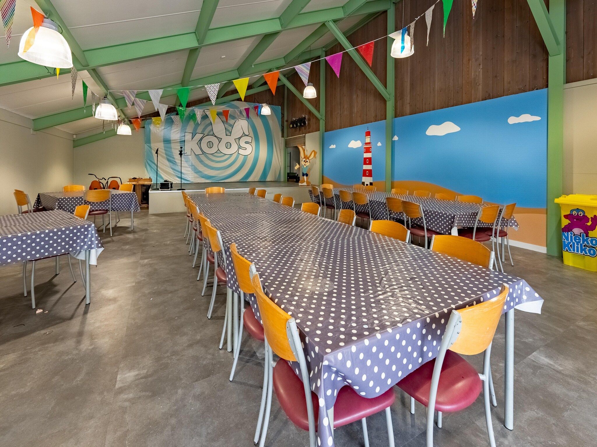 Parkfaciliteiten bij Vakantiepark Boomhiemke 5 in Hollum-Ameland