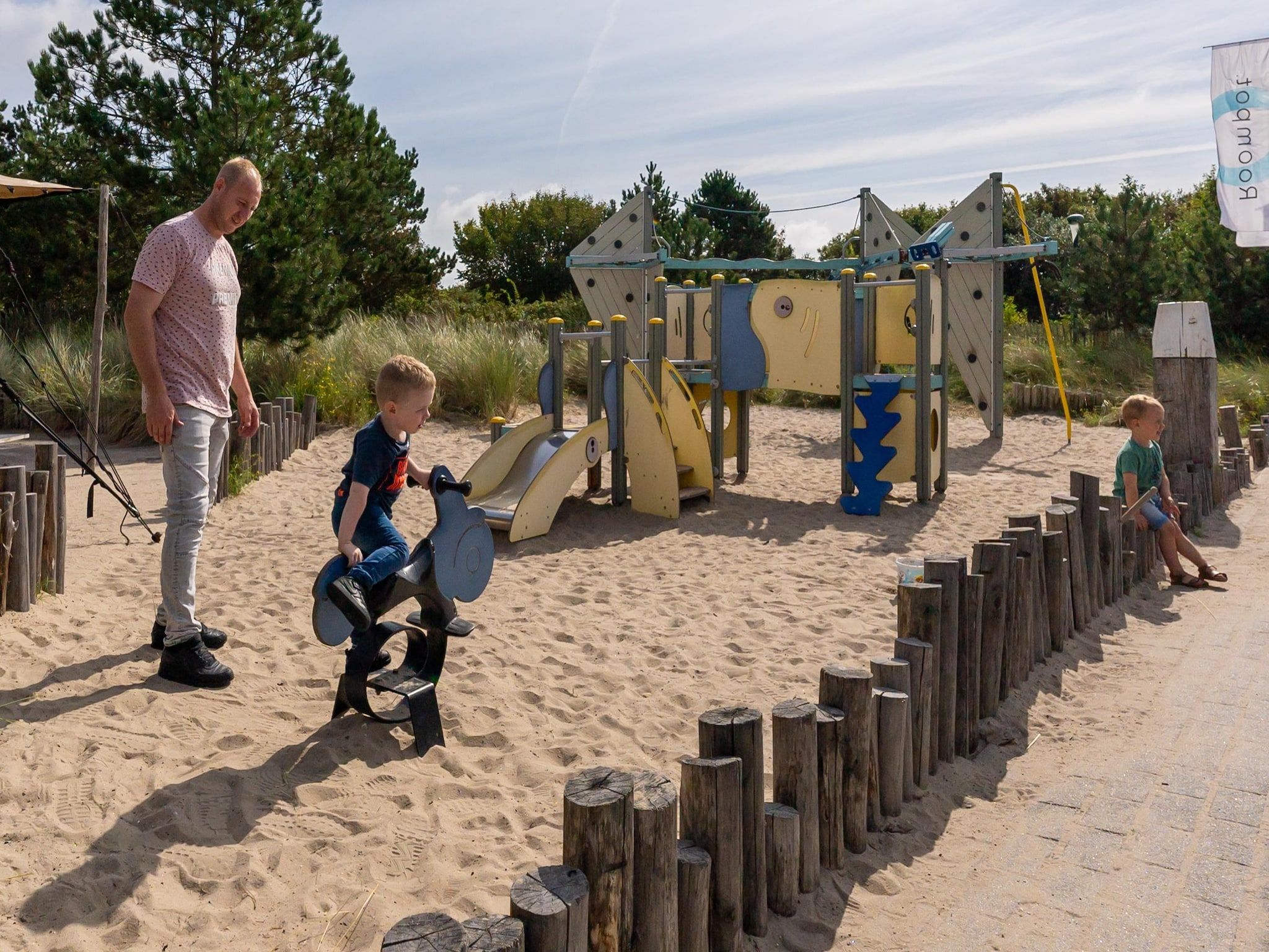 Parkfaciliteiten bij Vakantiepark Boomhiemke 6 in Hollum-Ameland