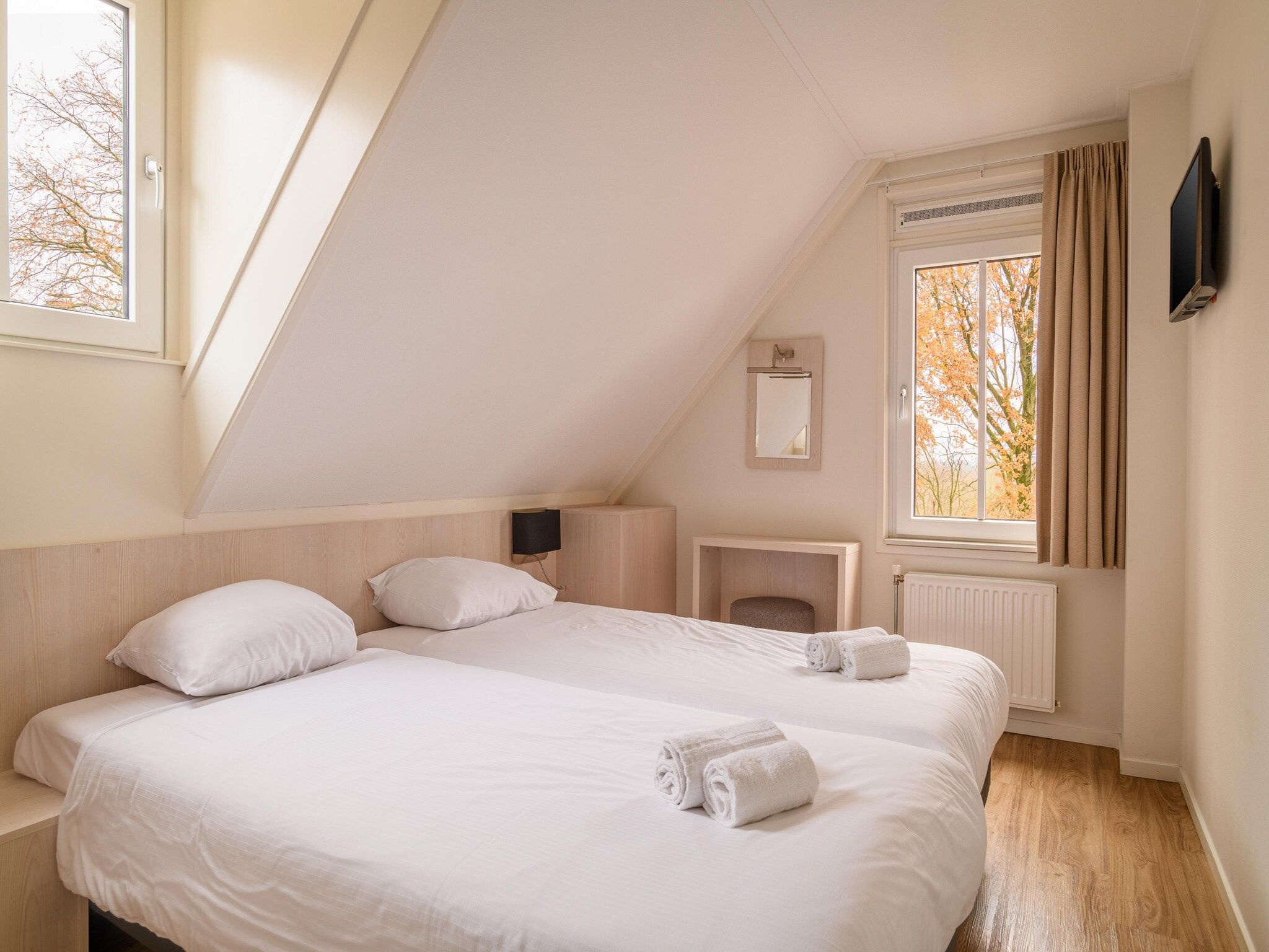 Een slaapkamer van Resort Maastricht 1 in Maastricht