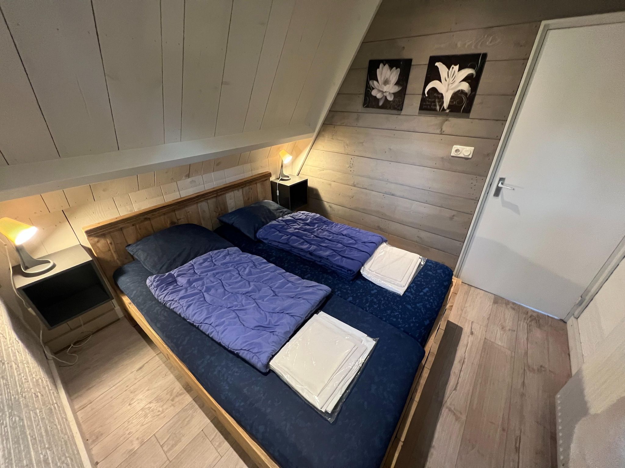 Een slaapkamer van Vosseven 85 Muizeoortje in Stramproy