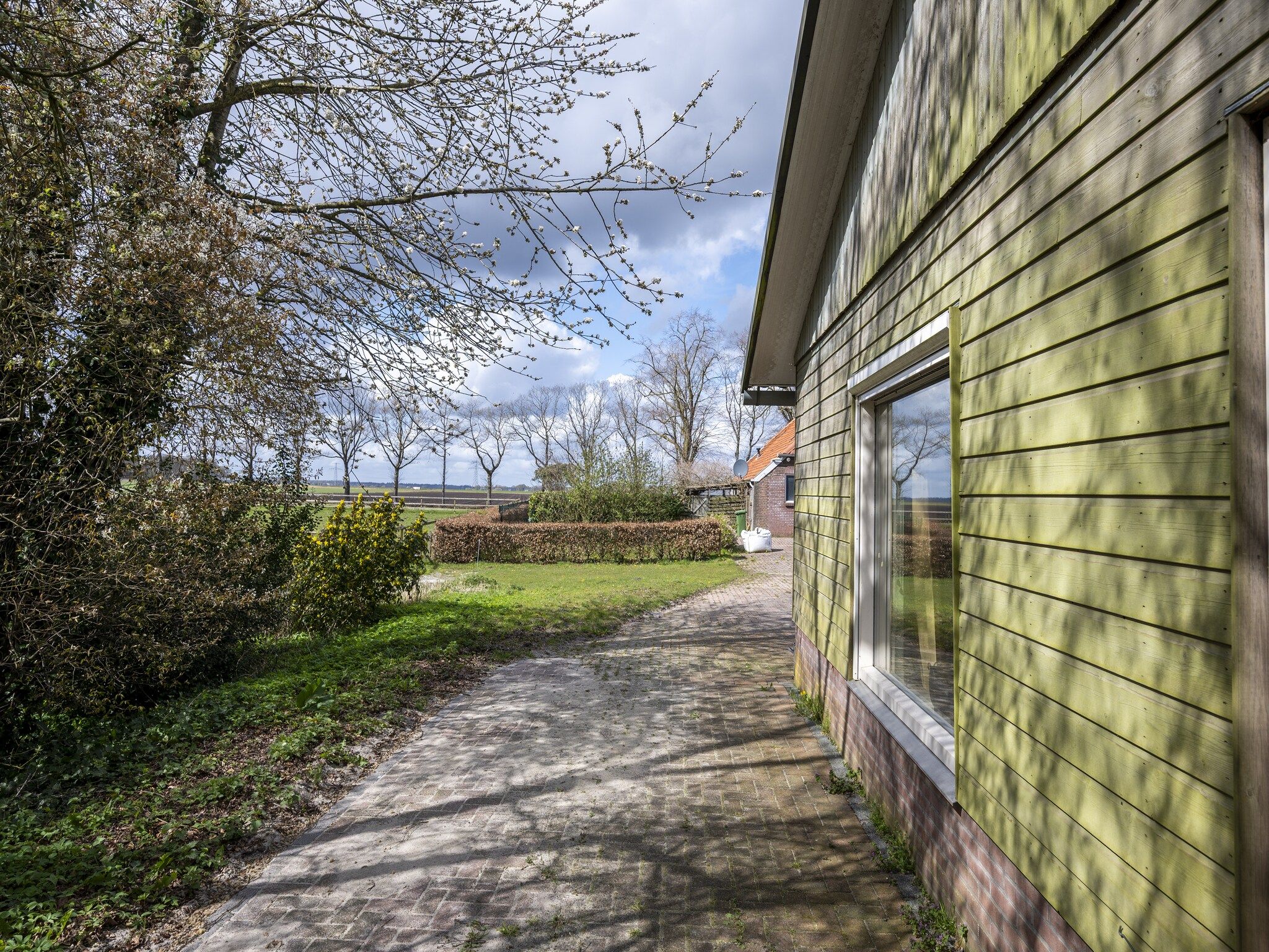 De tuin van De Kibbelhoeve in Kibbelveen