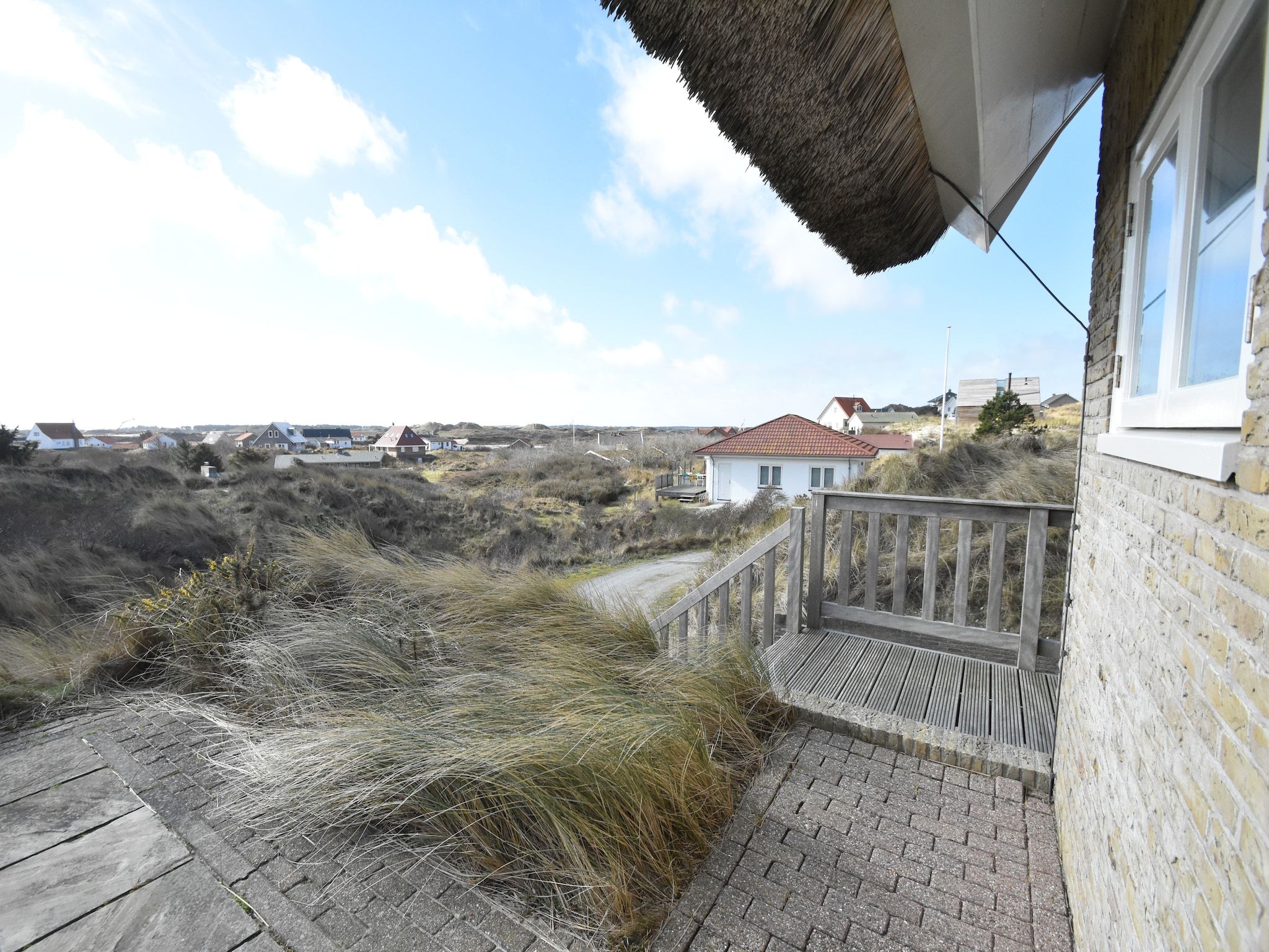 Het uitzicht vanaf Duindroom op Terschelling in Midsland Terschelling
