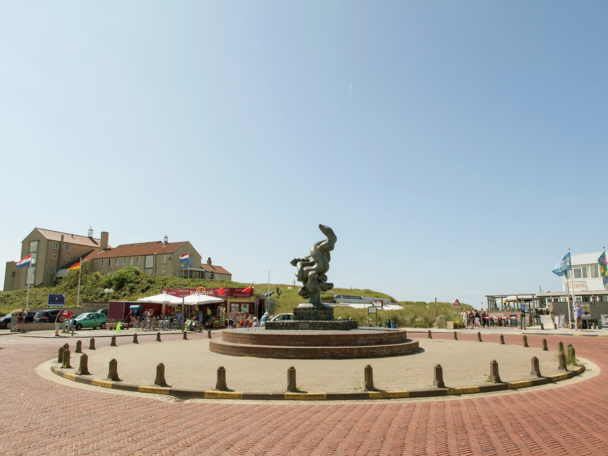 De omgeving van Huize Glory Citrien in Bergen aan zee