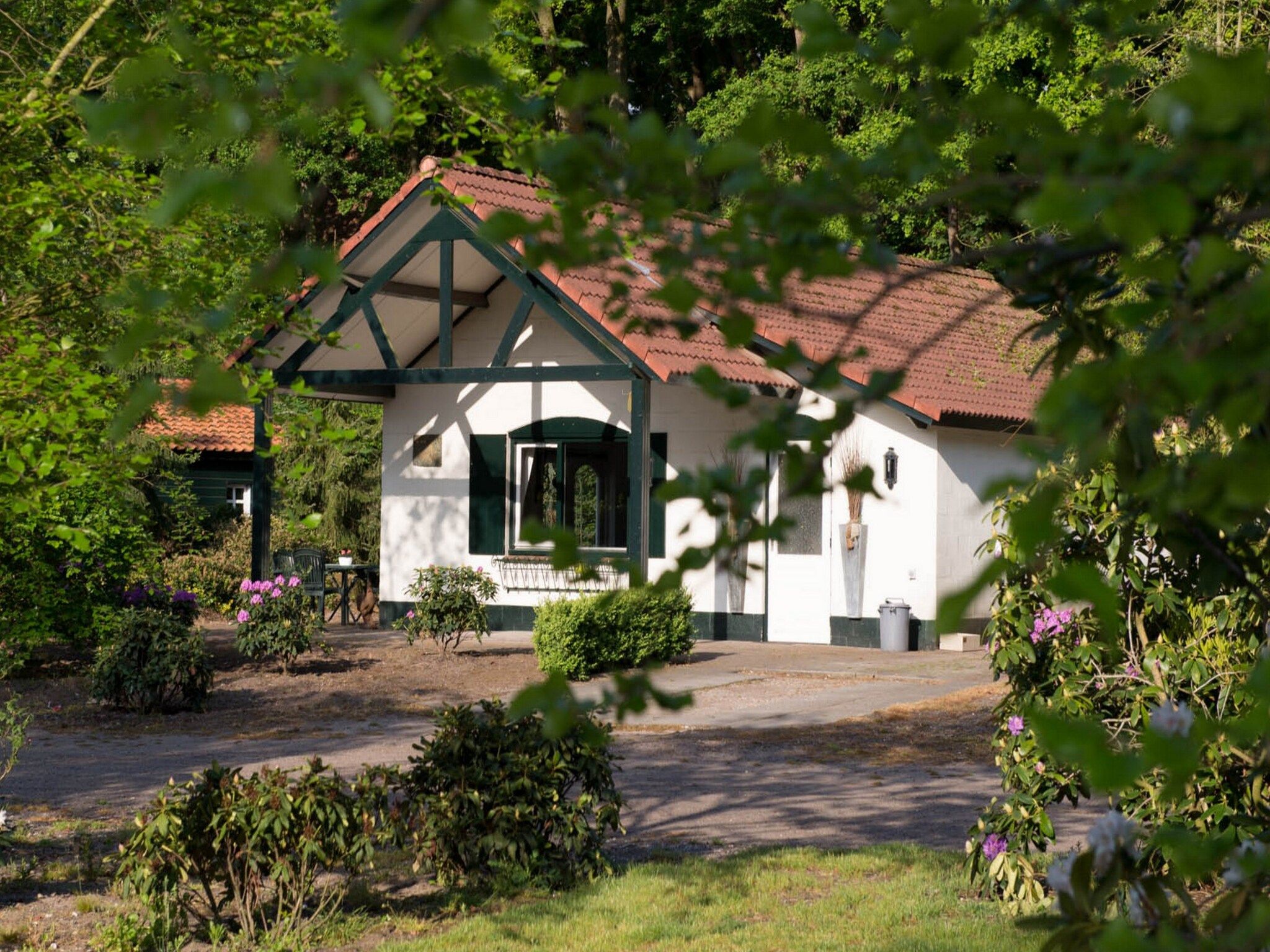 De buitenkant van Vakantiepark Sandberghe 3 in Uden