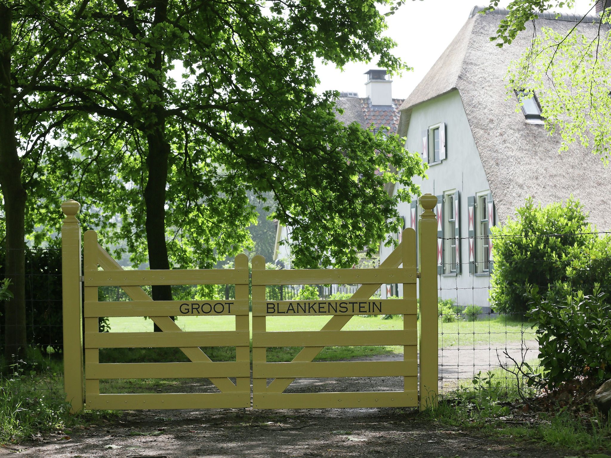 De tuin van Hofstede Groot Blankenstein in Doorn