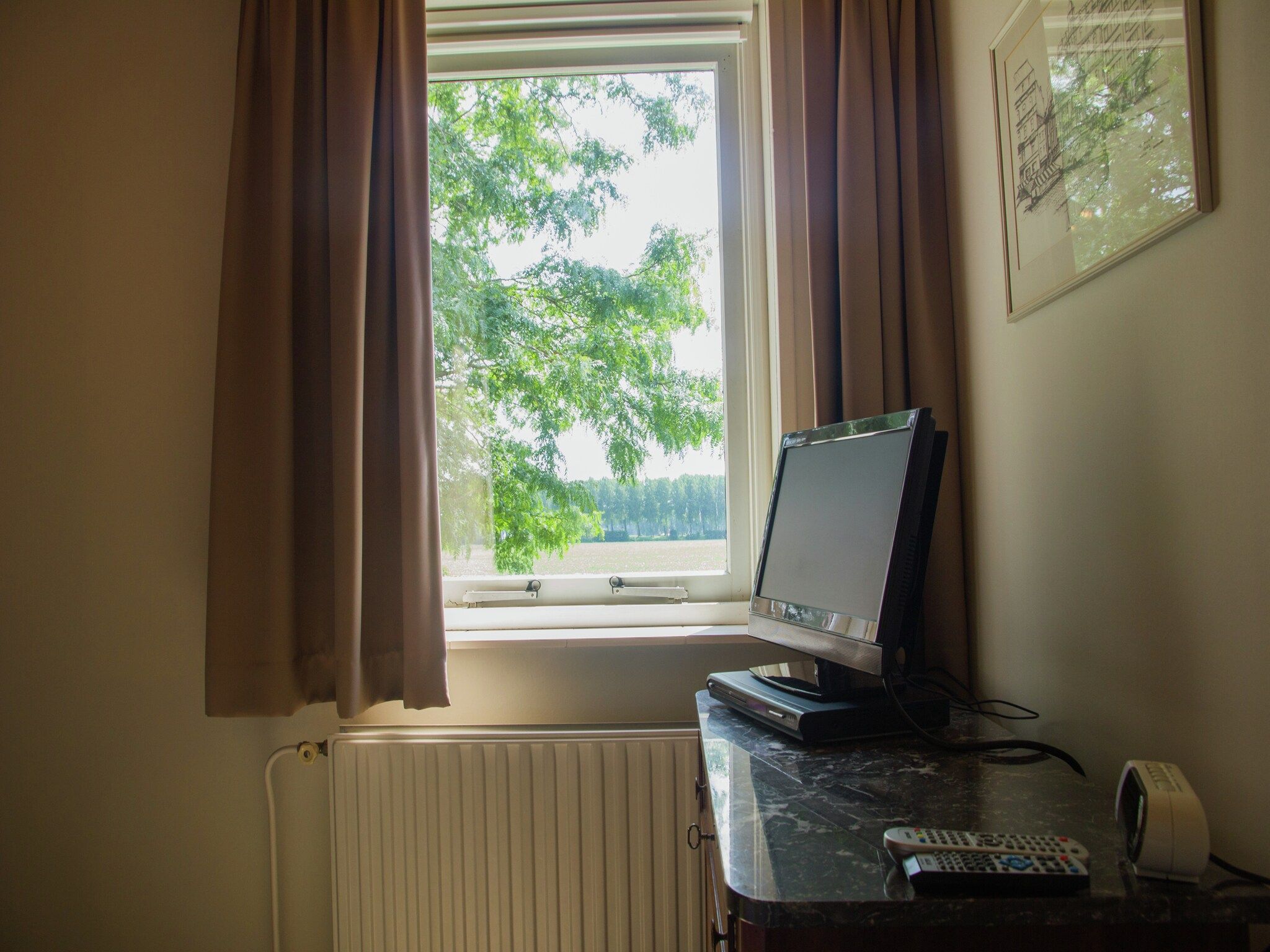 Een slaapkamer van De Biezenknop in Eede