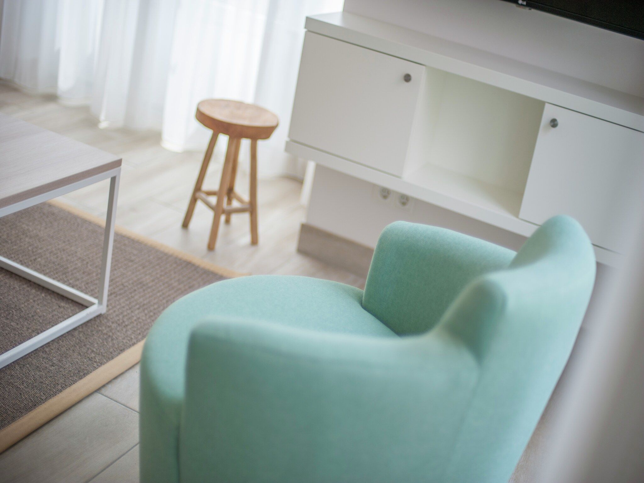 De woonkamer van Noordzee Résidence Dishoek 9 in Koudekerke
