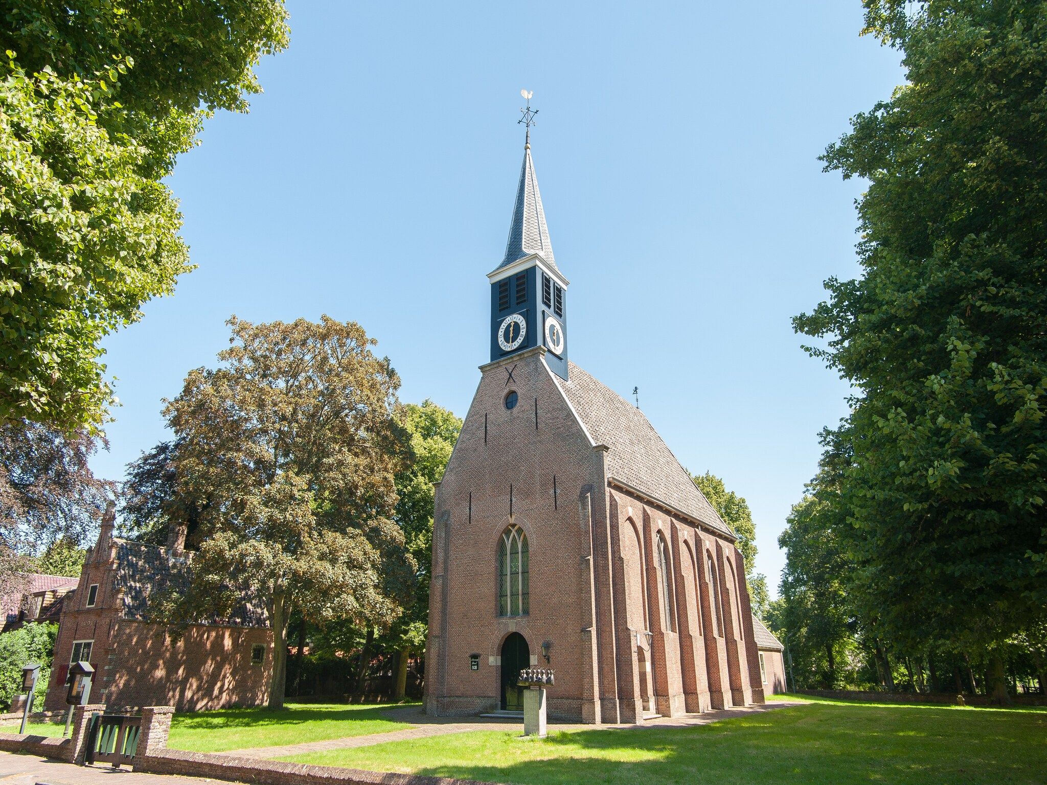De omgeving van Villa Jean in Schoorl