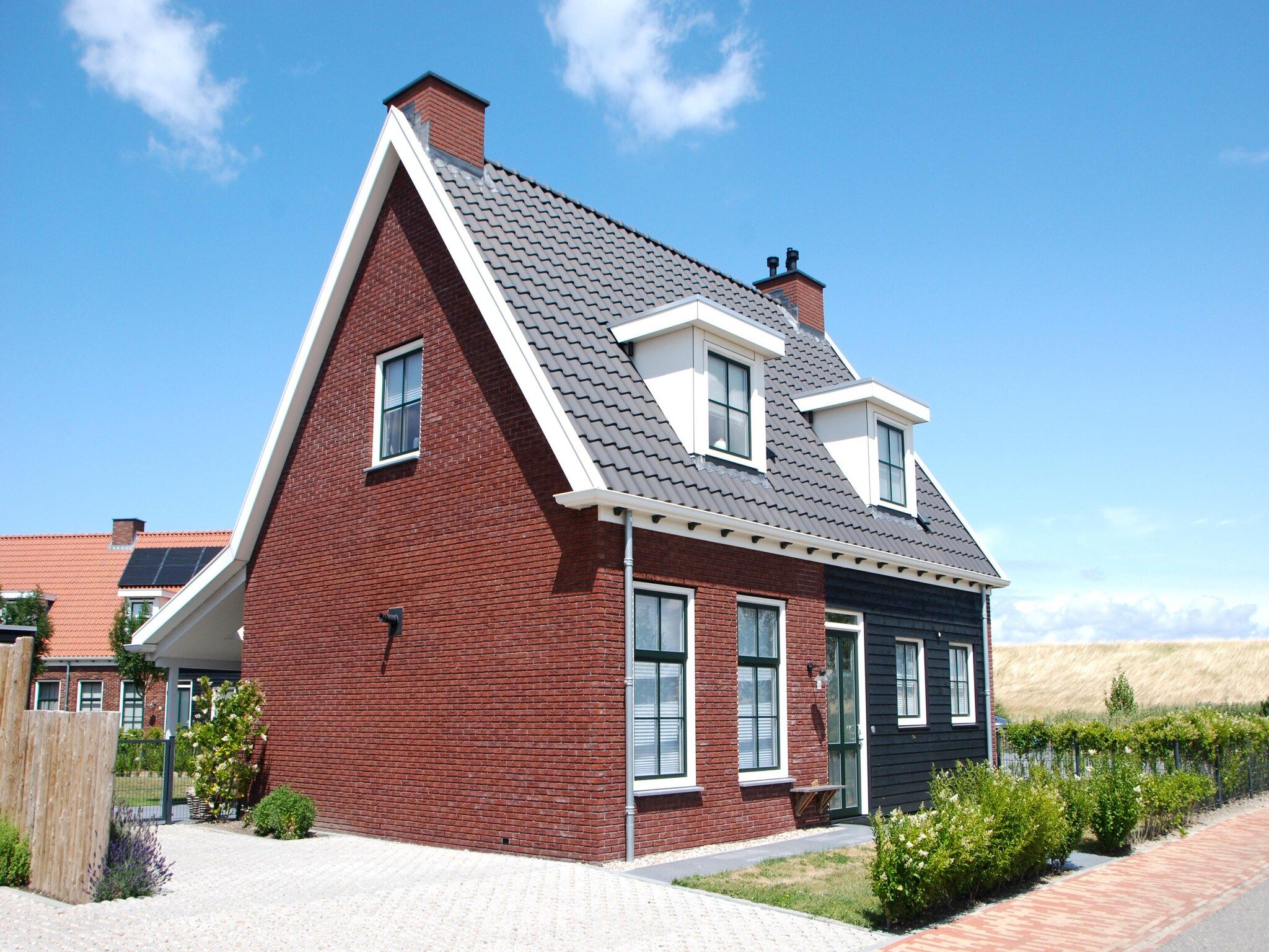 De buitenkant van Zeeuwse Pracht Kindervilla in Colijnsplaat