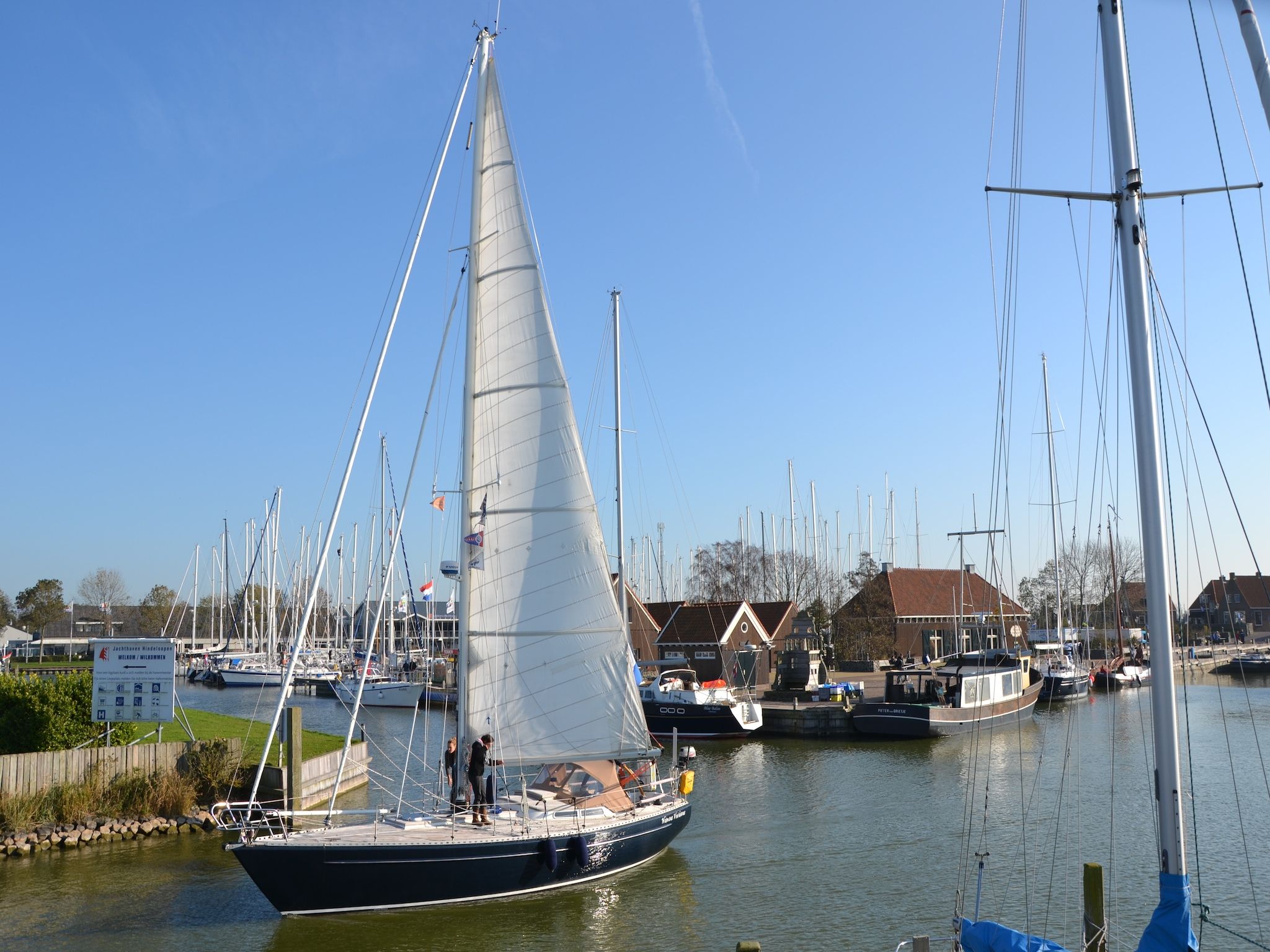 De omgeving van Skippers Inn in Hindeloopen
