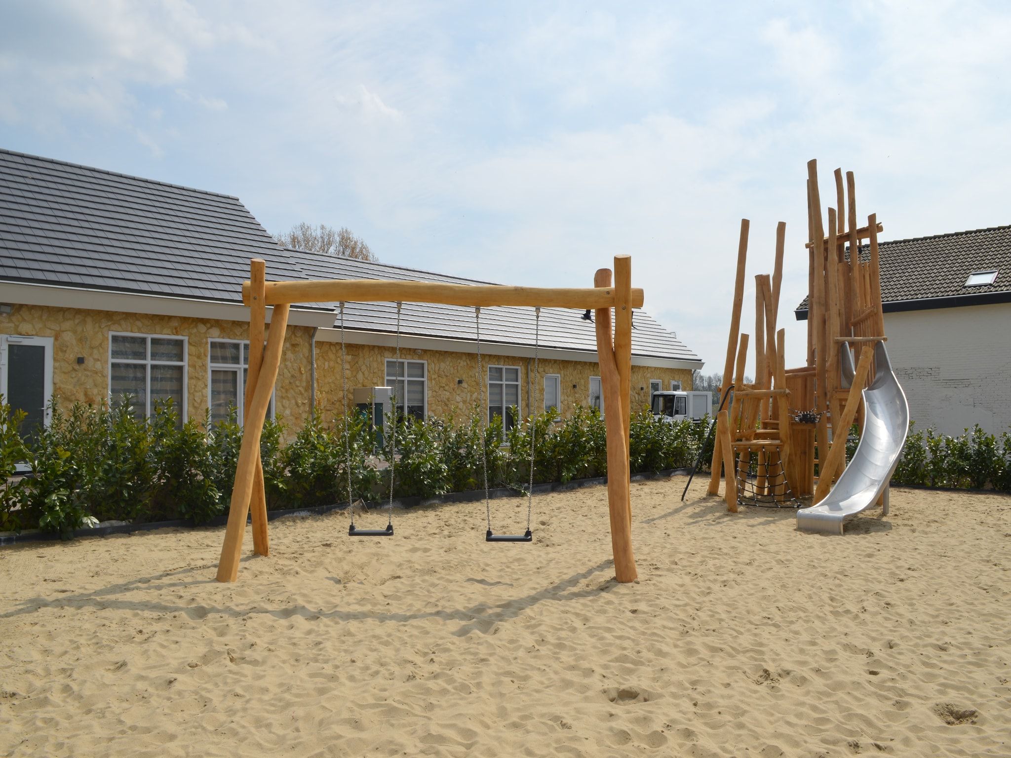Parkfaciliteiten bij Resort Mooi Bemelen 2 in Bemelen