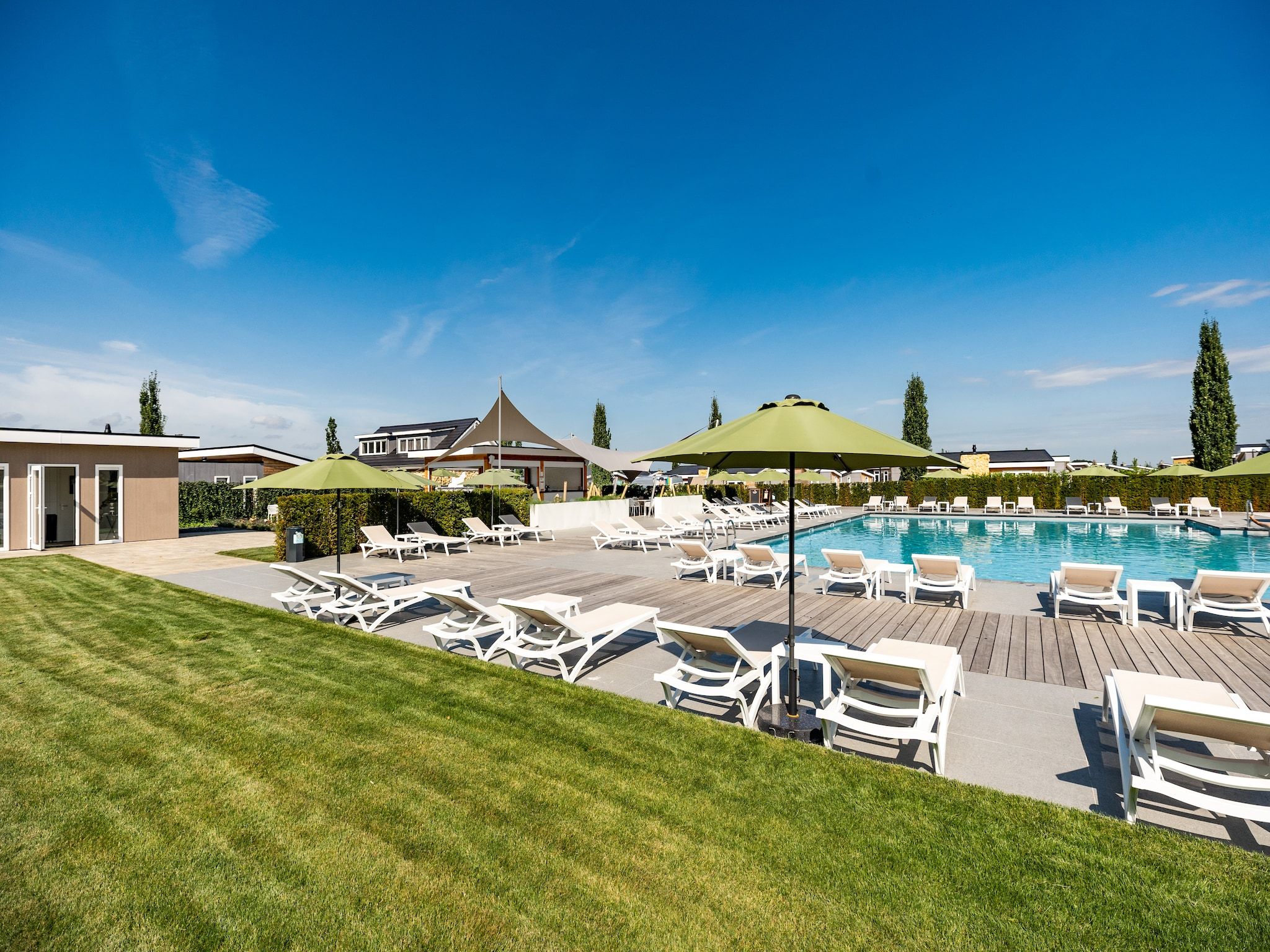 Parkfaciliteiten bij Resort Mooi Bemelen 2 in Bemelen