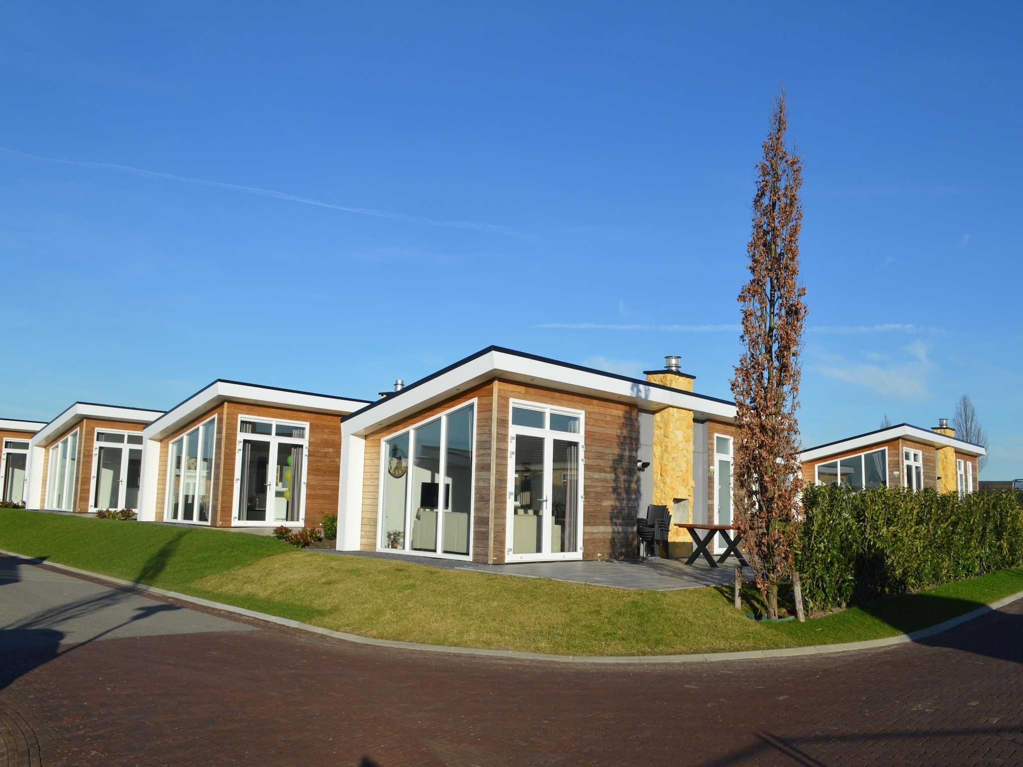 De buitenkant van Resort Mooi Bemelen 2 in Bemelen