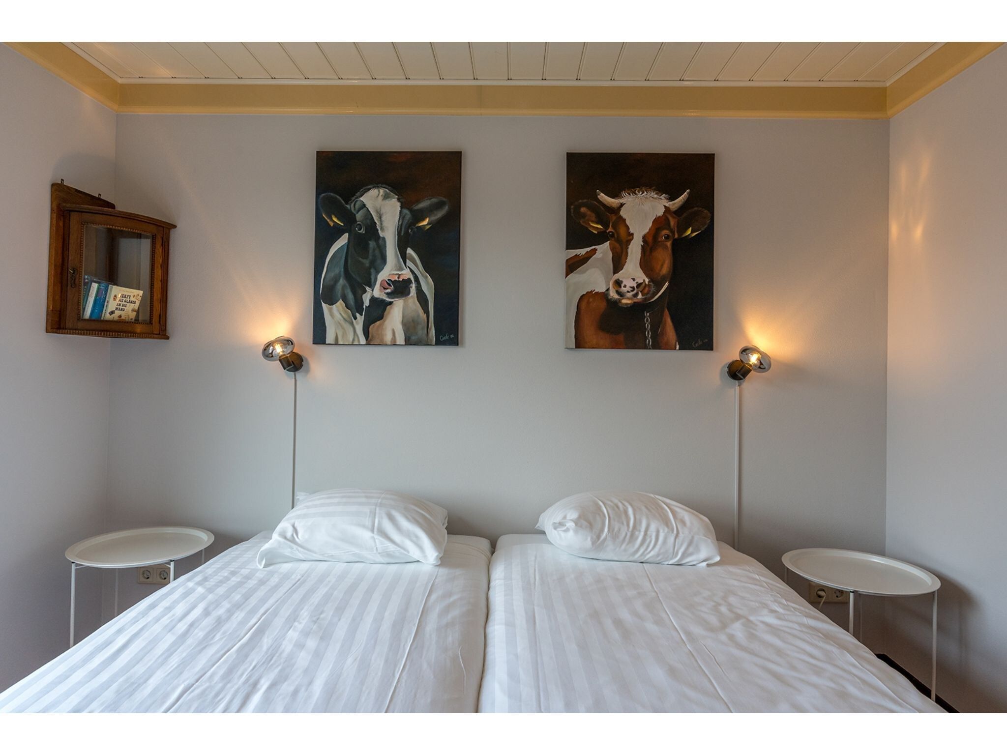 Een slaapkamer van Florijn 1 in Oost-Texel