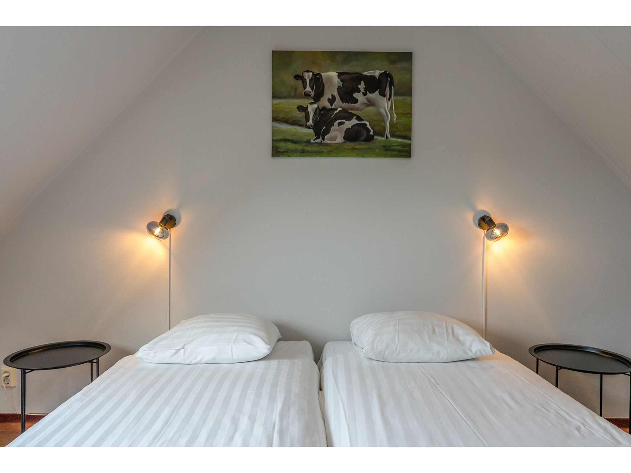 Een slaapkamer van Florijn 1 in Oost-Texel