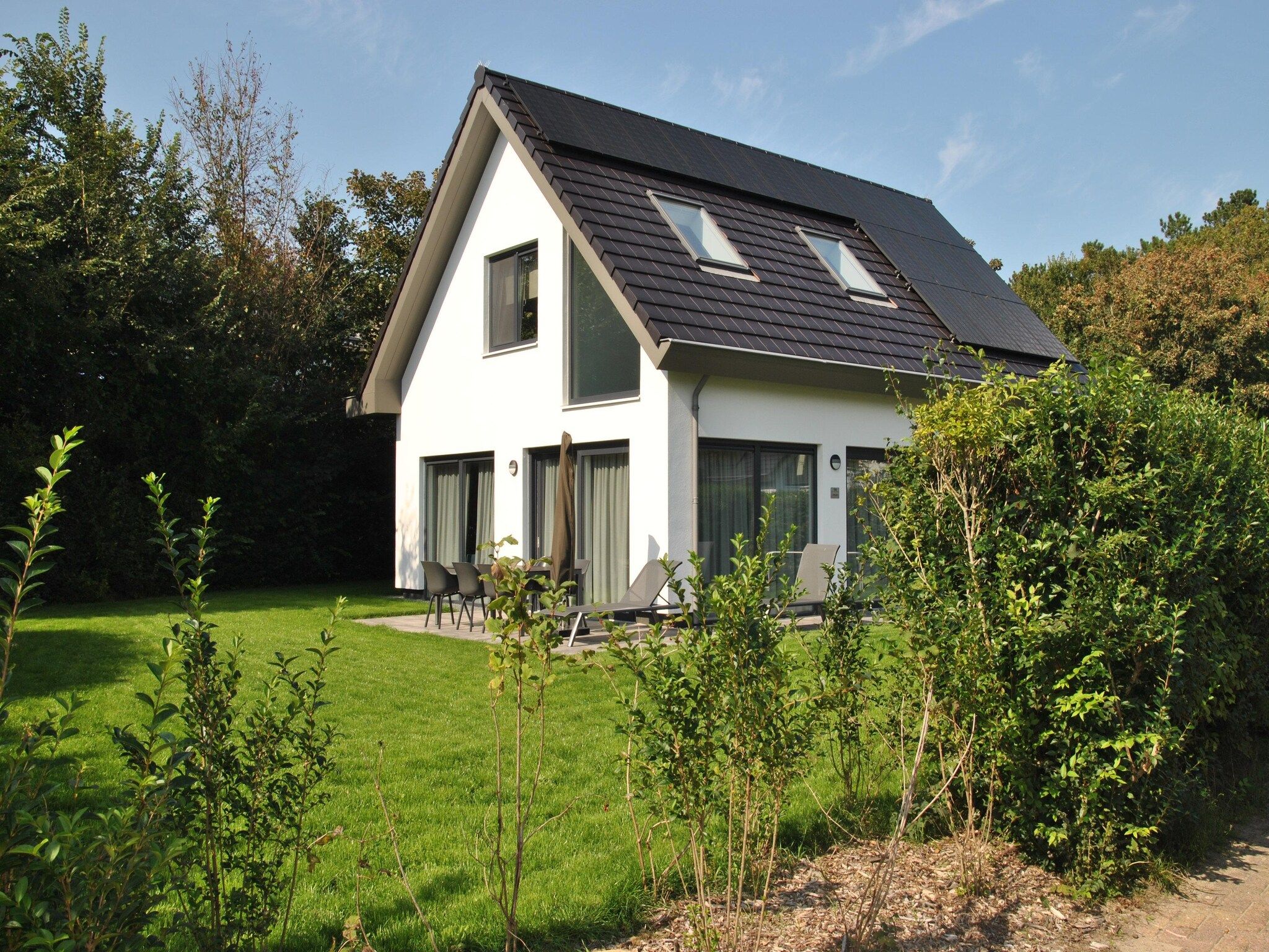 De buitenkant van Villa Hoogelandt 70 in De Koog-Texel