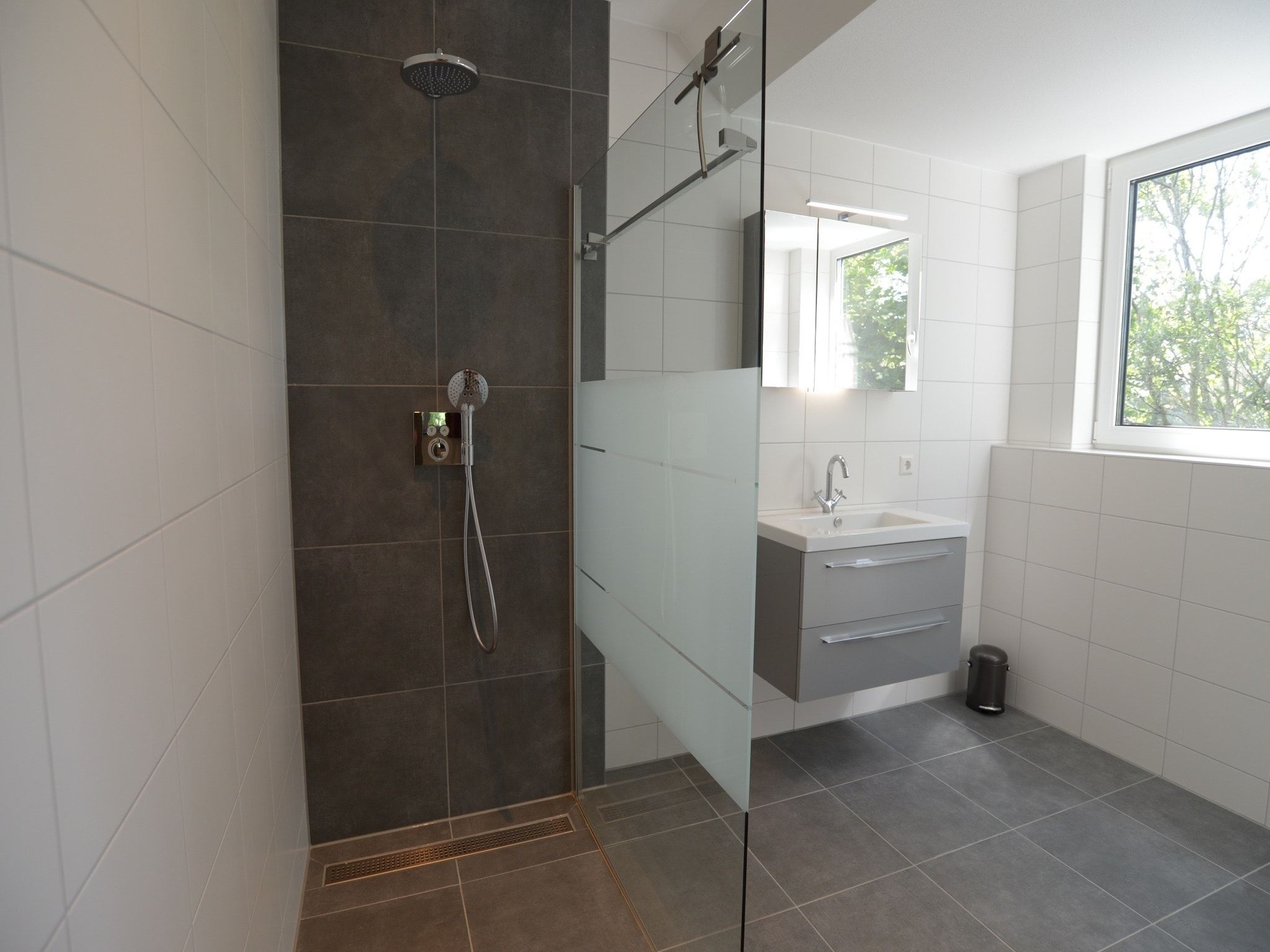 De badkamer van Villa  Hoogelandt 10 in De Koog Texel