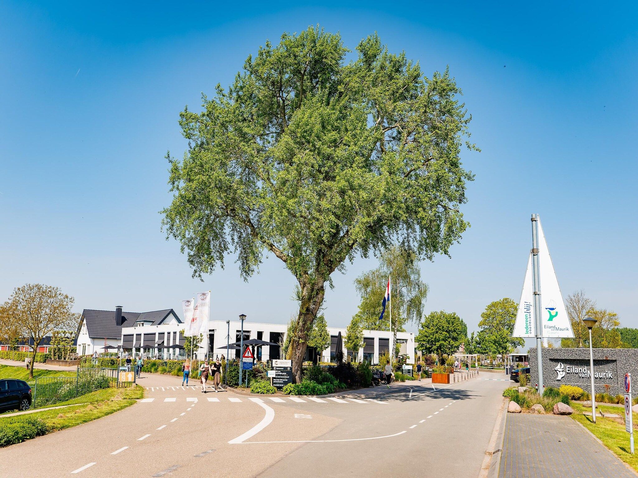 Parkfaciliteiten bij Vakantiepark Eiland van Maurik 3 in Maurik