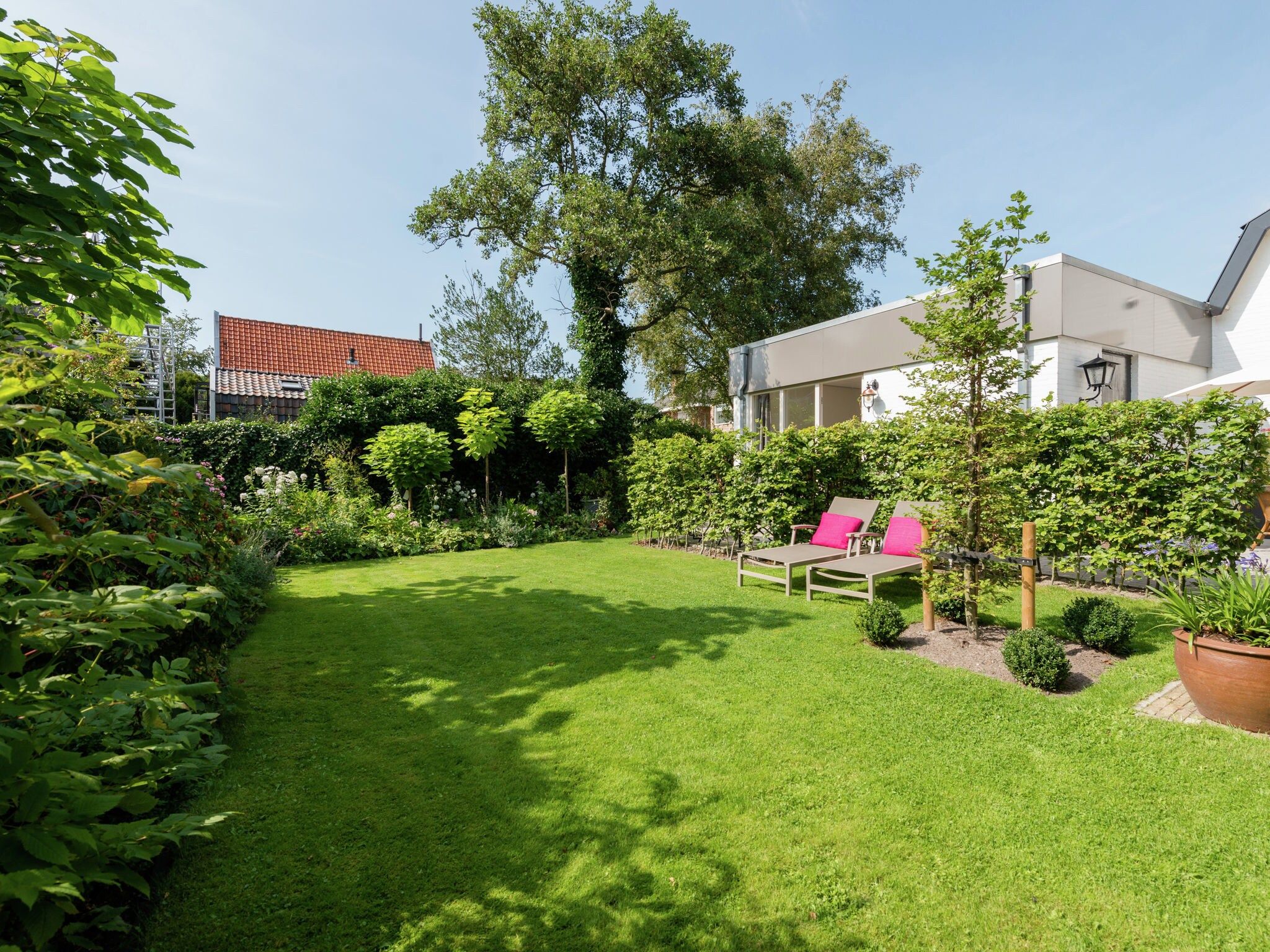 De tuin van Hof van Craeck 6 pers in Bergen