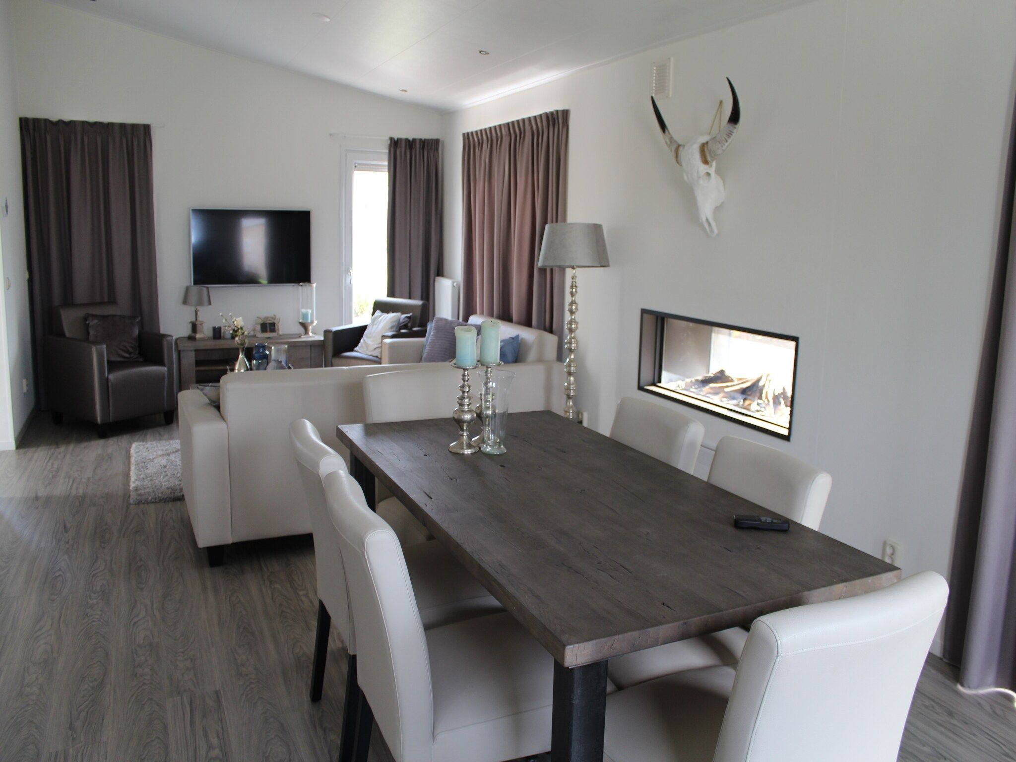 De woonkamer van Resort Mooi Bemelen 3 in Bemelen