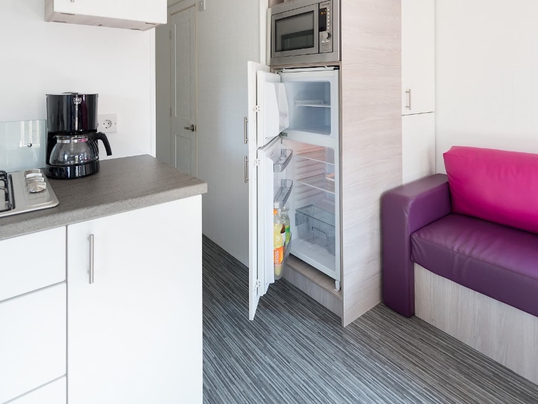 De keuken van Vakantiepark Mölke 5 in Zuna