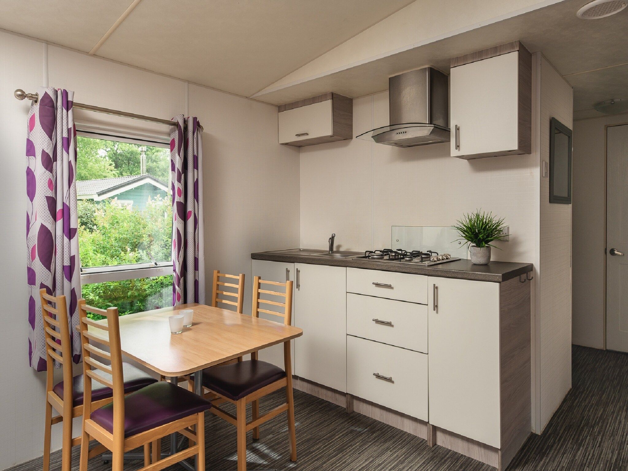 De keuken van Vakantiepark Mölke 5 in Zuna