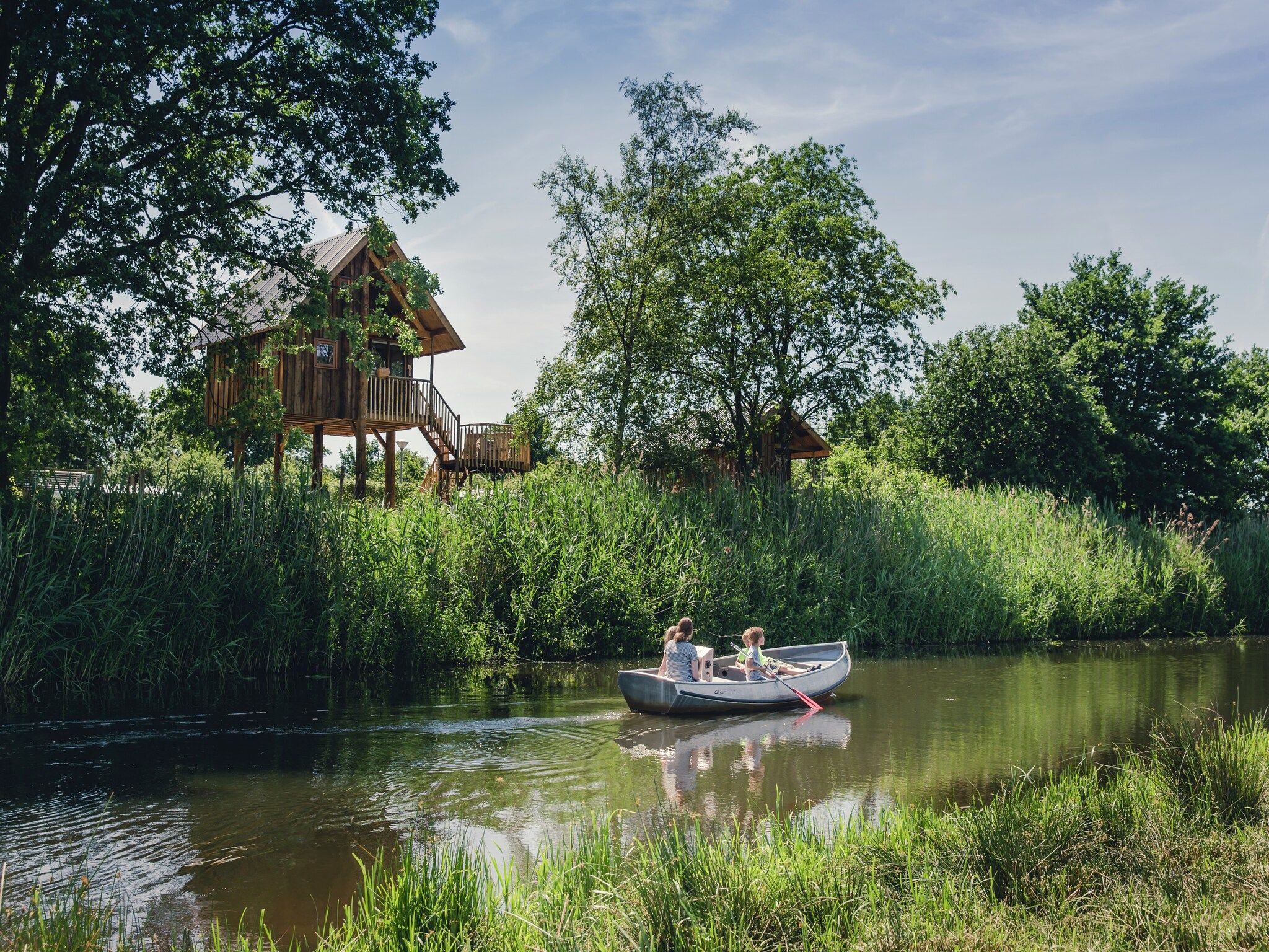 De buitenkant van Vakantiepark Mölke 14 in Zuna
