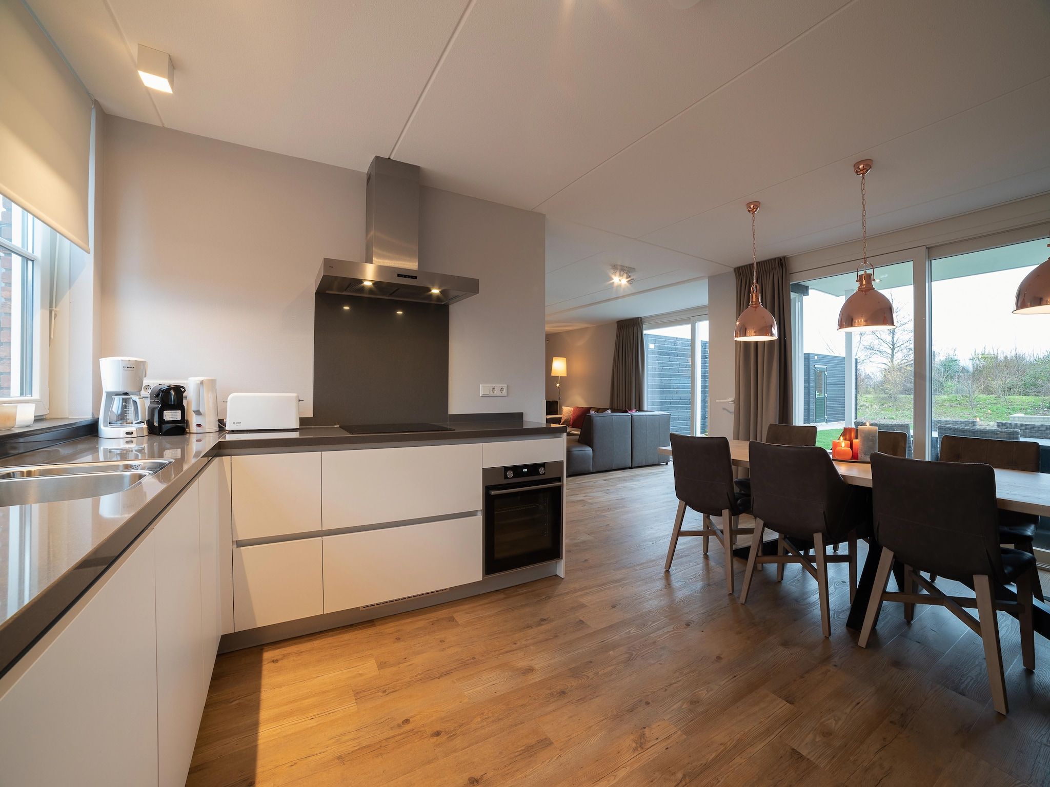 De keuken van Charming Beveland Vrijstaand in Colijnsplaat