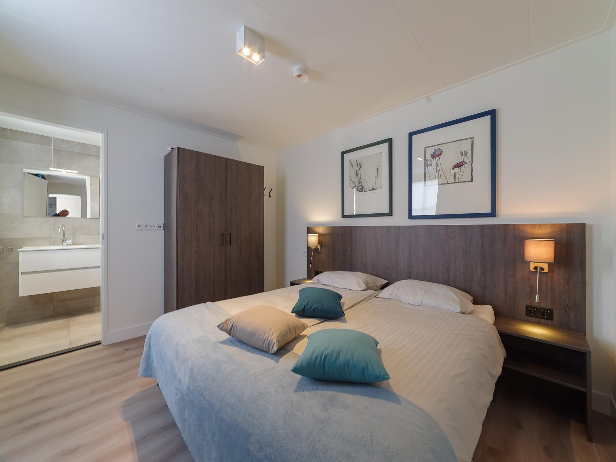 Een slaapkamer van Charming Beveland Vrijstaand in Colijnsplaat