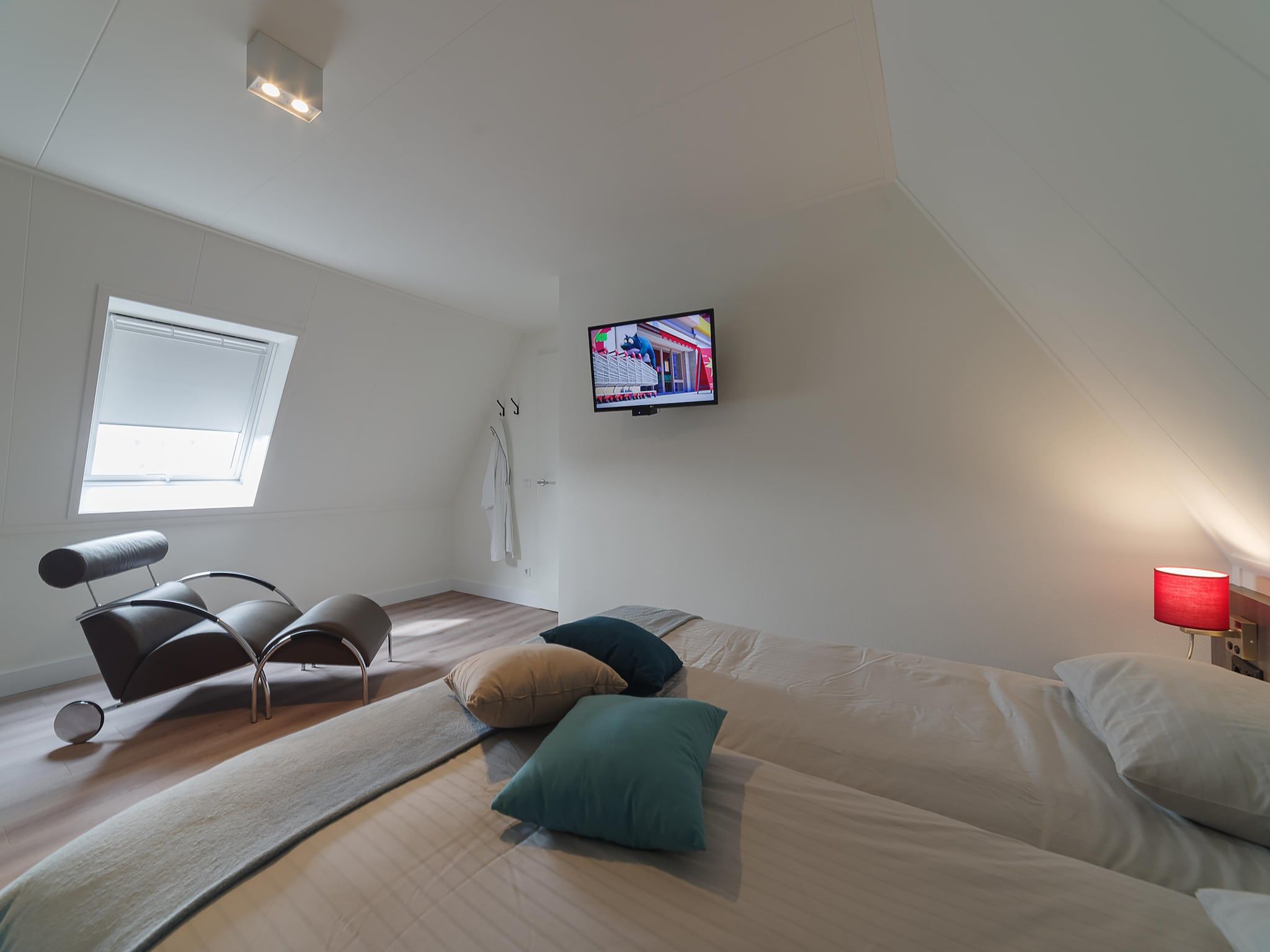 Een slaapkamer van Charming Beveland Vrijstaand in Colijnsplaat