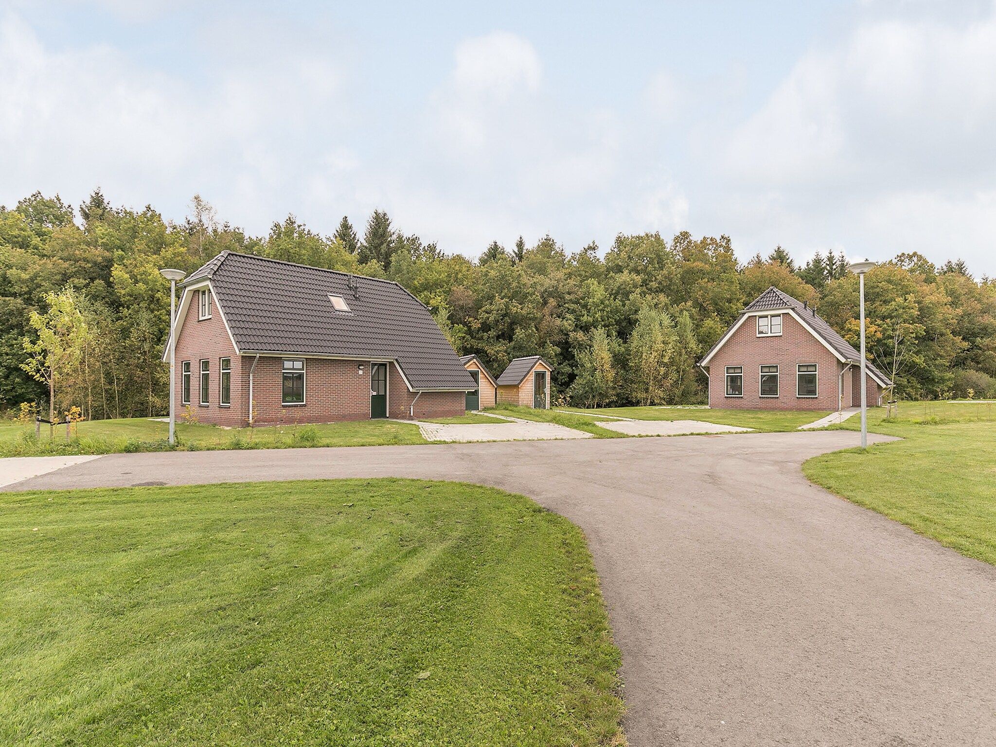 De buitenkant van Villaparc Schoonhovenseland in Hollandscheveld