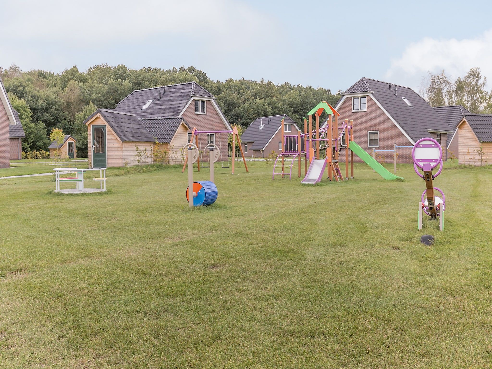 Parkfaciliteiten bij Villaparc Schoonhovenseland in Hollandscheveld