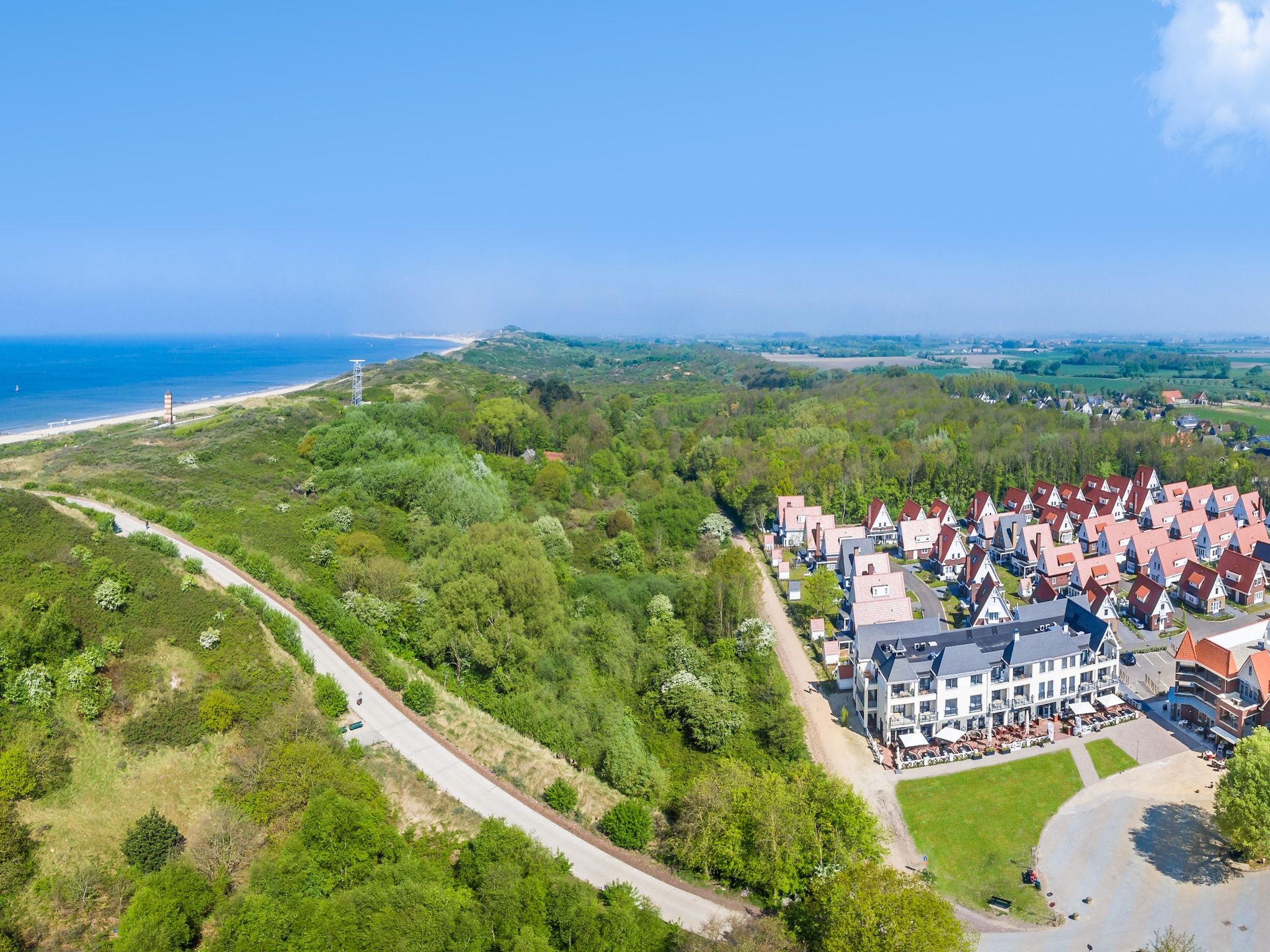 De buitenkant van Noordzee Résidence Dishoek 5 in Koudekerke