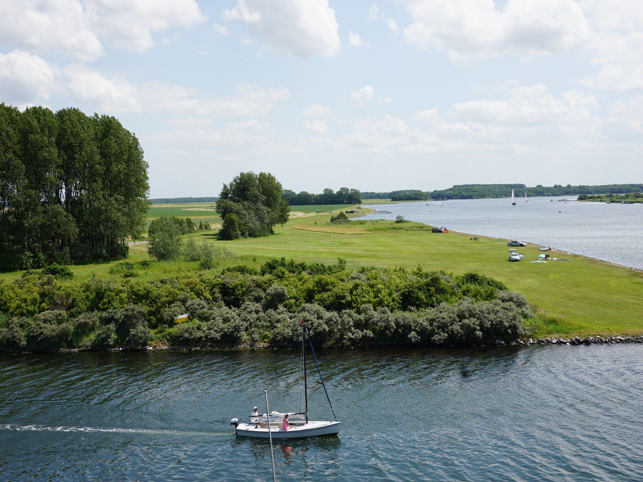 Het uitzicht vanaf Veerse Muze 7f in Kamperland