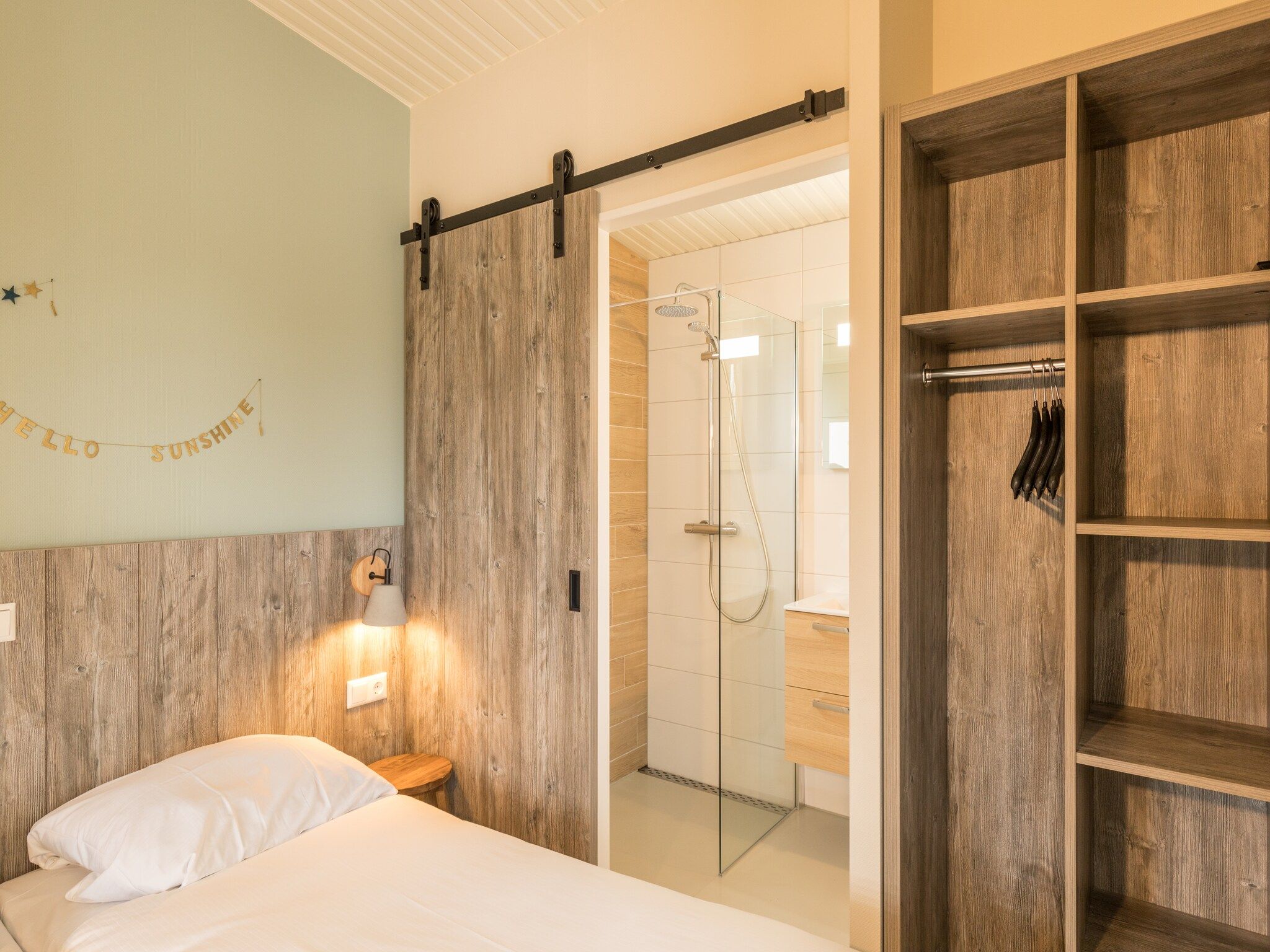 De badkamer van Sea Lodges Ameland 3 in Hollum