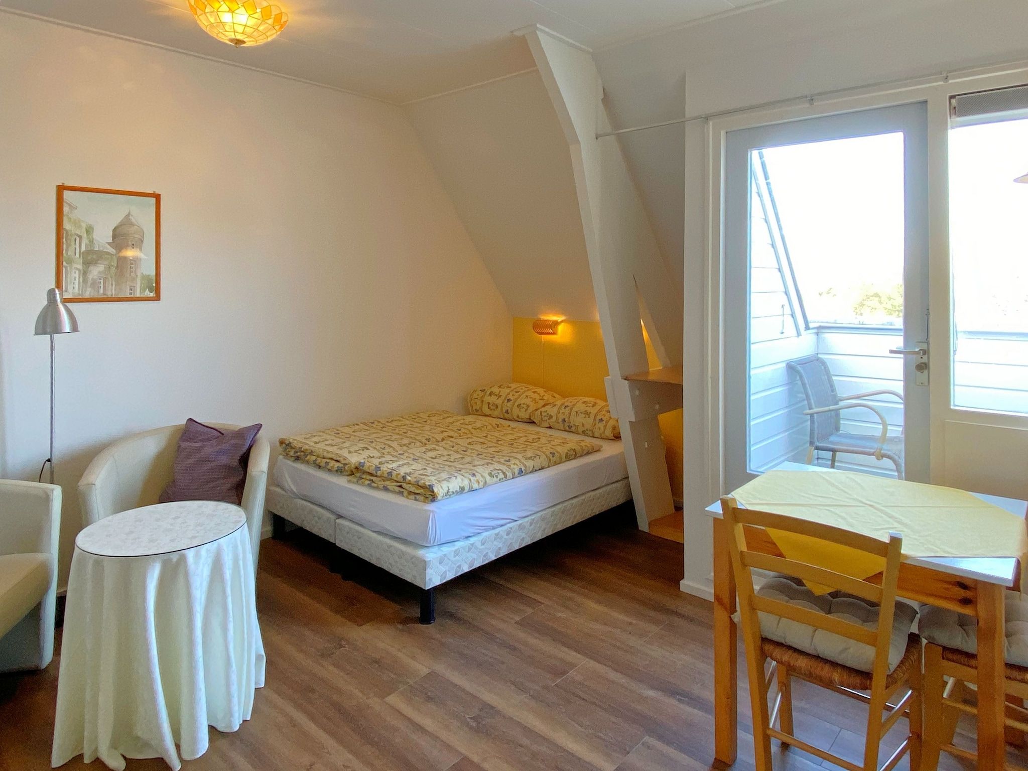 Een slaapkamer van Huize Glory Bergkristal in Bergen aan Zee