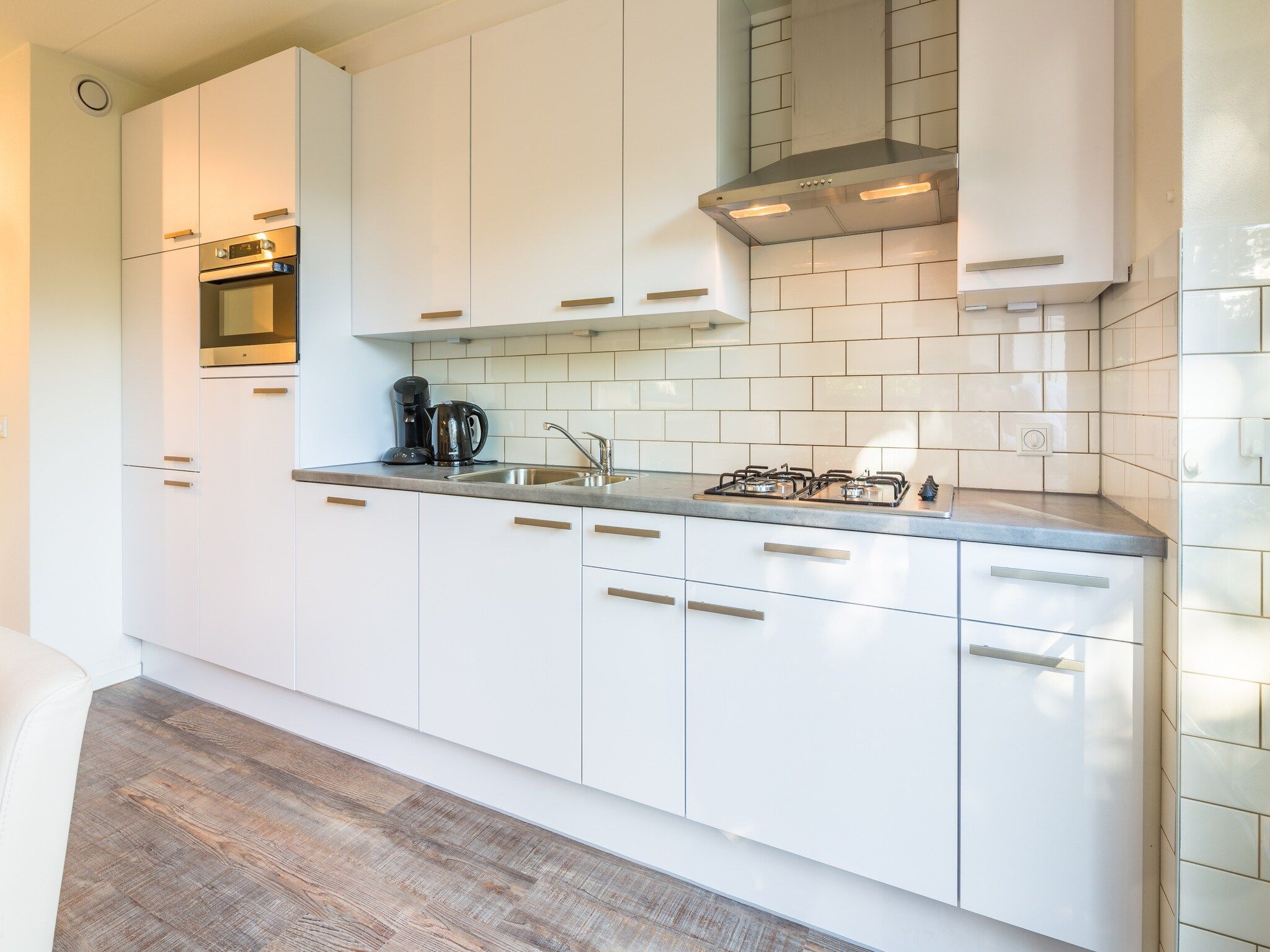 De keuken van Kustpark Texel 7 in De Koog