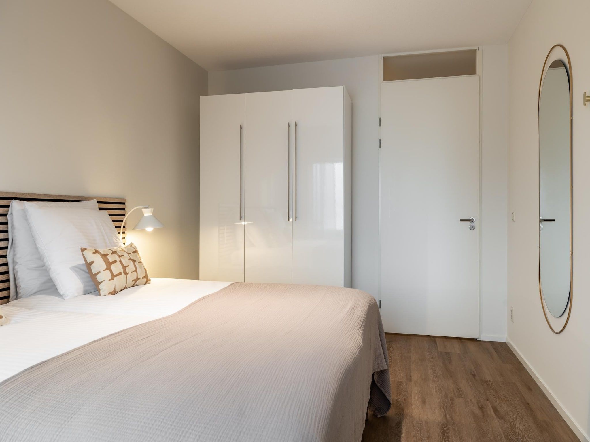 Een slaapkamer van Scheveningen Harbour 50B in Scheveningen