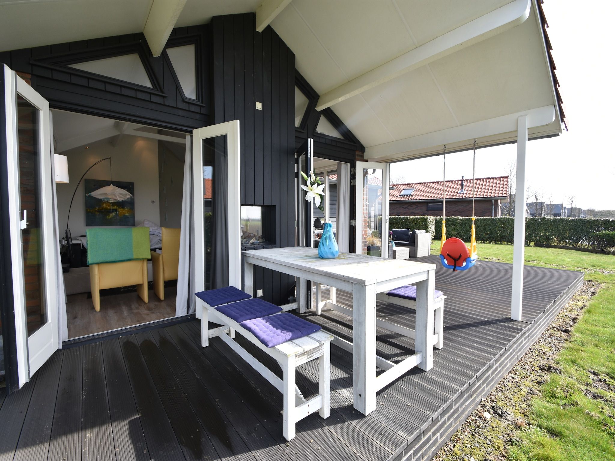 Het terras van Weidse Blik in Kattendijke